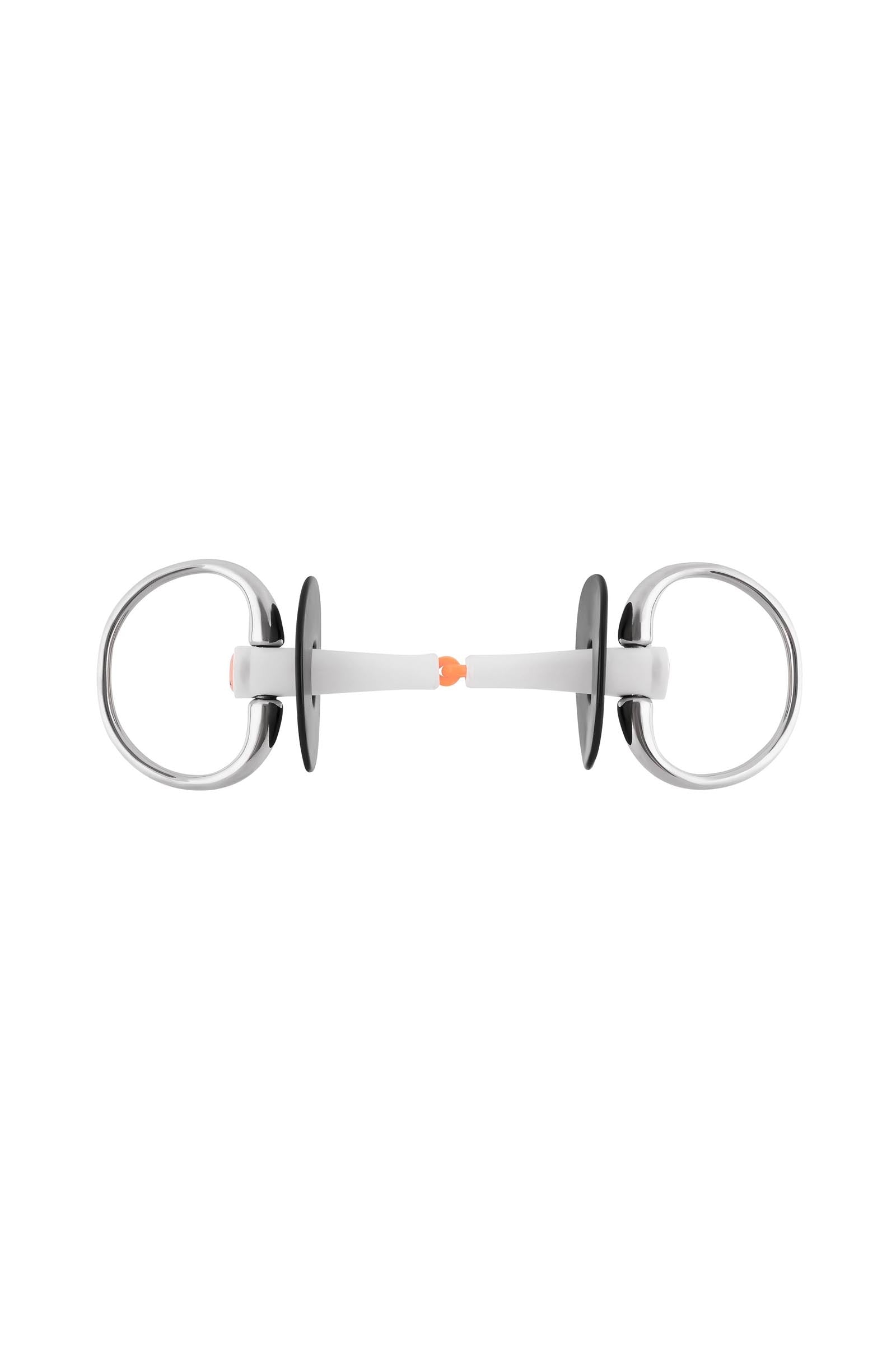 Sprenger Nathe Eggbutt Bit, Single Jt. 18mm, Thermoplastic Horse Bits