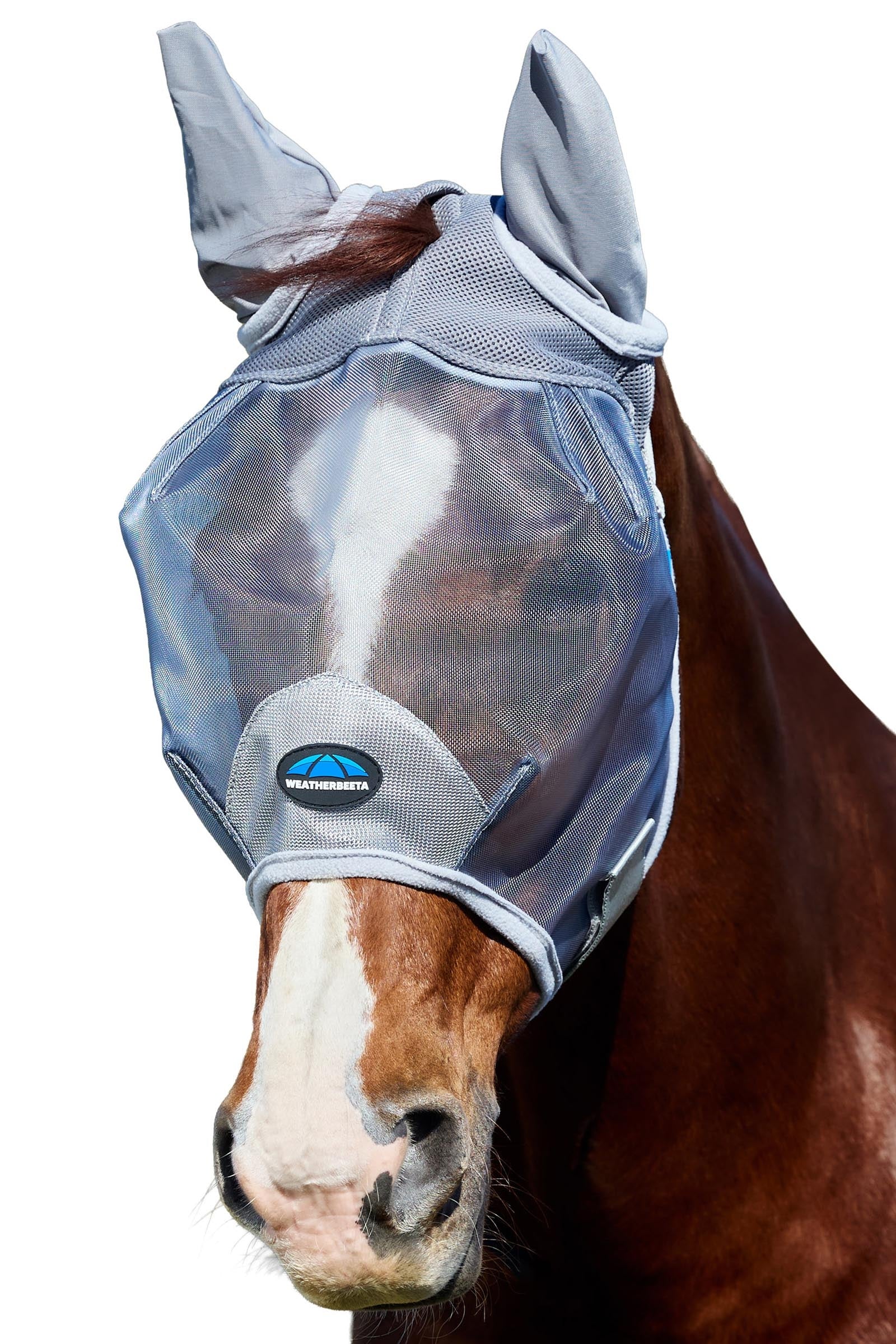 Weatherbeeta Comfitec Durable Mesh Légyálarc fülekkel Légy Elleni Védelem Lovaknak