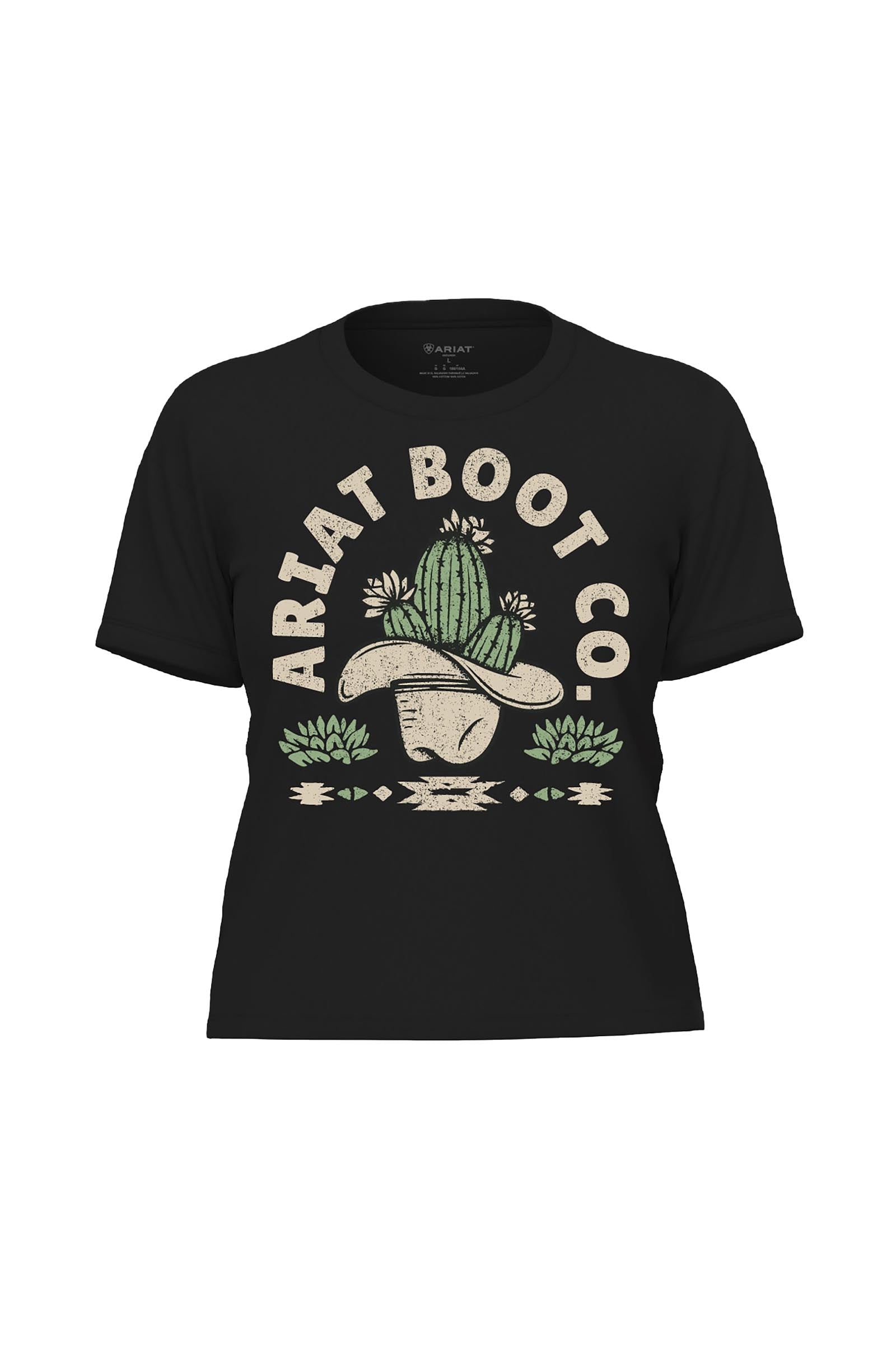 Ariat Women's Ariat Cacti Cowboy Hat T-Shirt Noi Ruházat