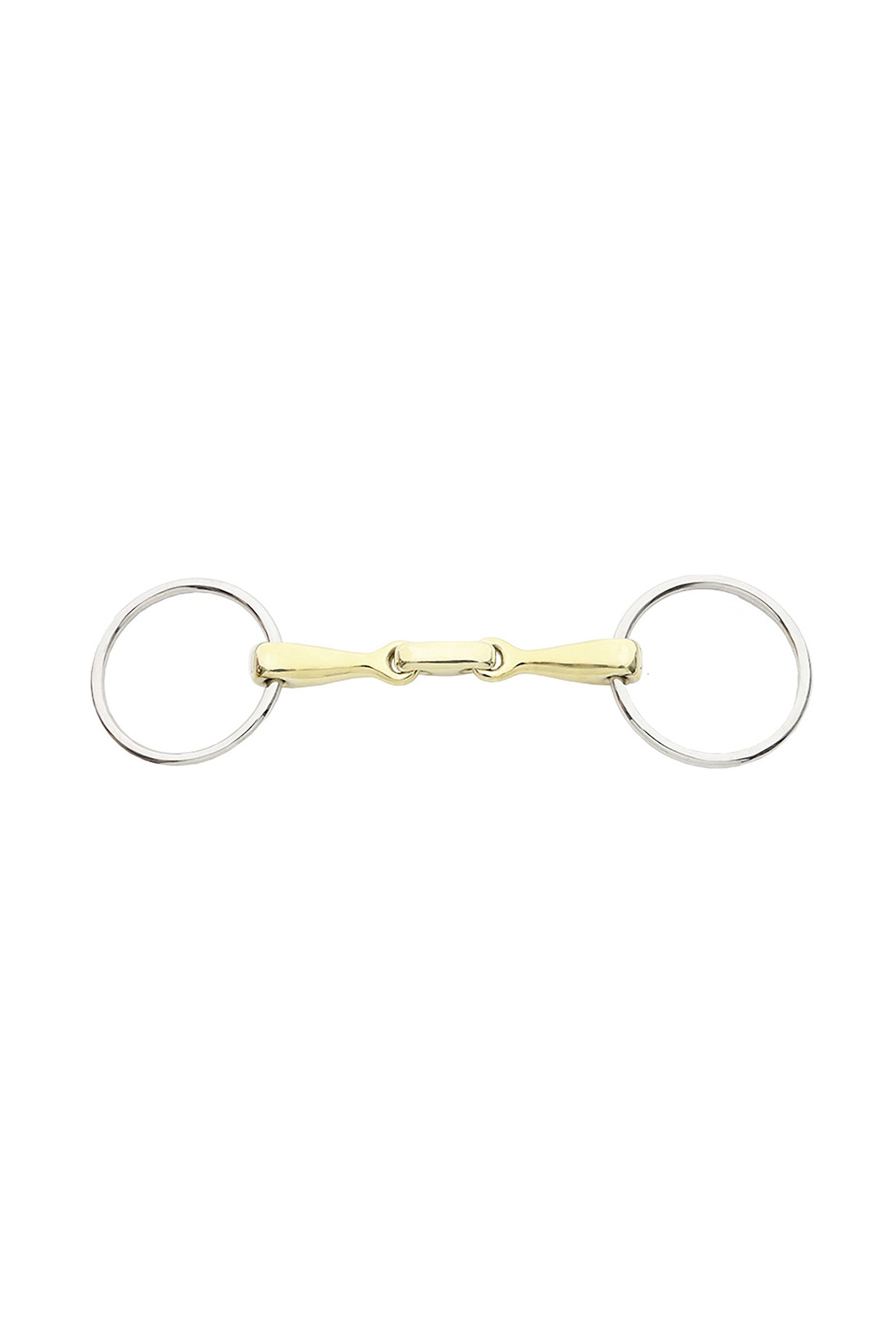 Kavalkade Snaffle bit, dupla illesztésű, Lock up KavalBits, 16 mm Zablák