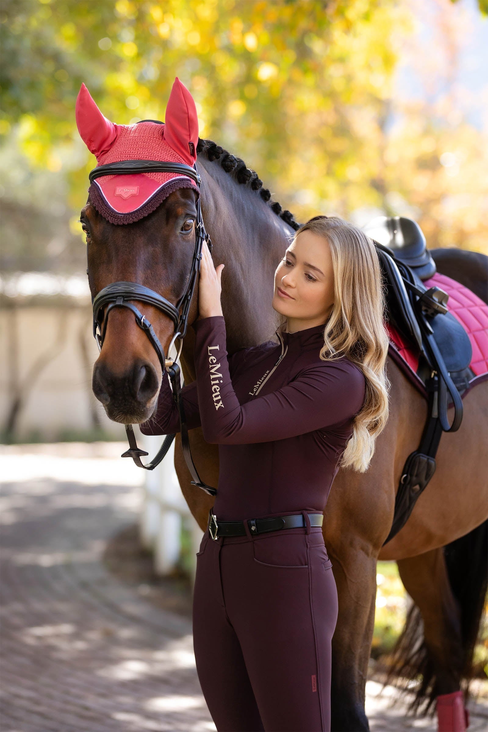 LeMieux Loire Fly Hood Saddle Pads