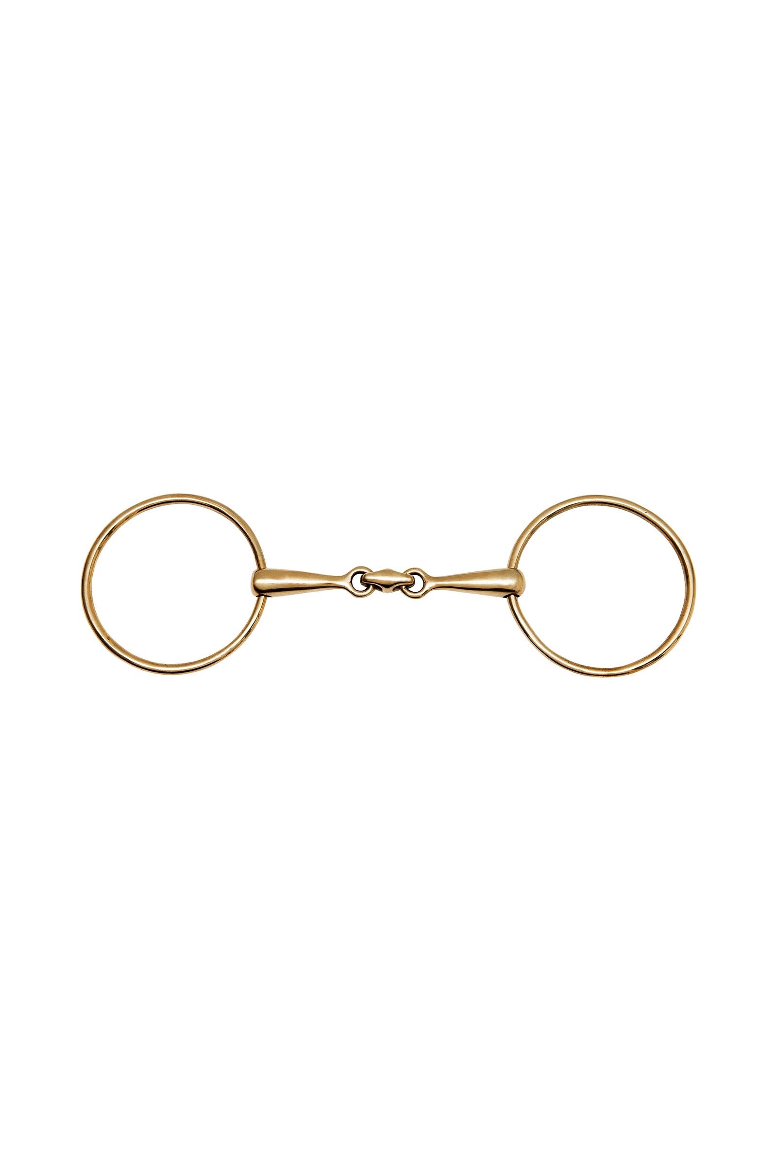 Feeling FEELING Thin Anatomical Large Rings Snaffle, German Silver Zablák