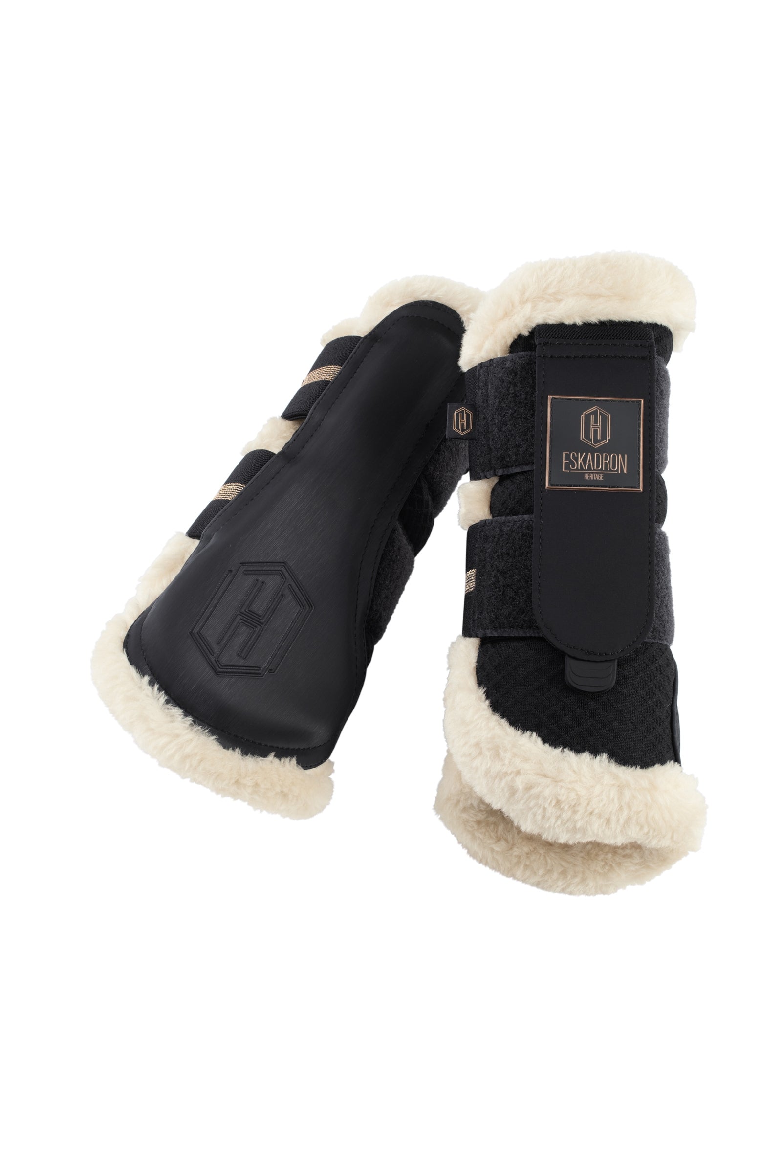 Eskadron Heritage AW24 Hálós ínvédő műszőrmével Leg Protection & Hoof Protection for Horses