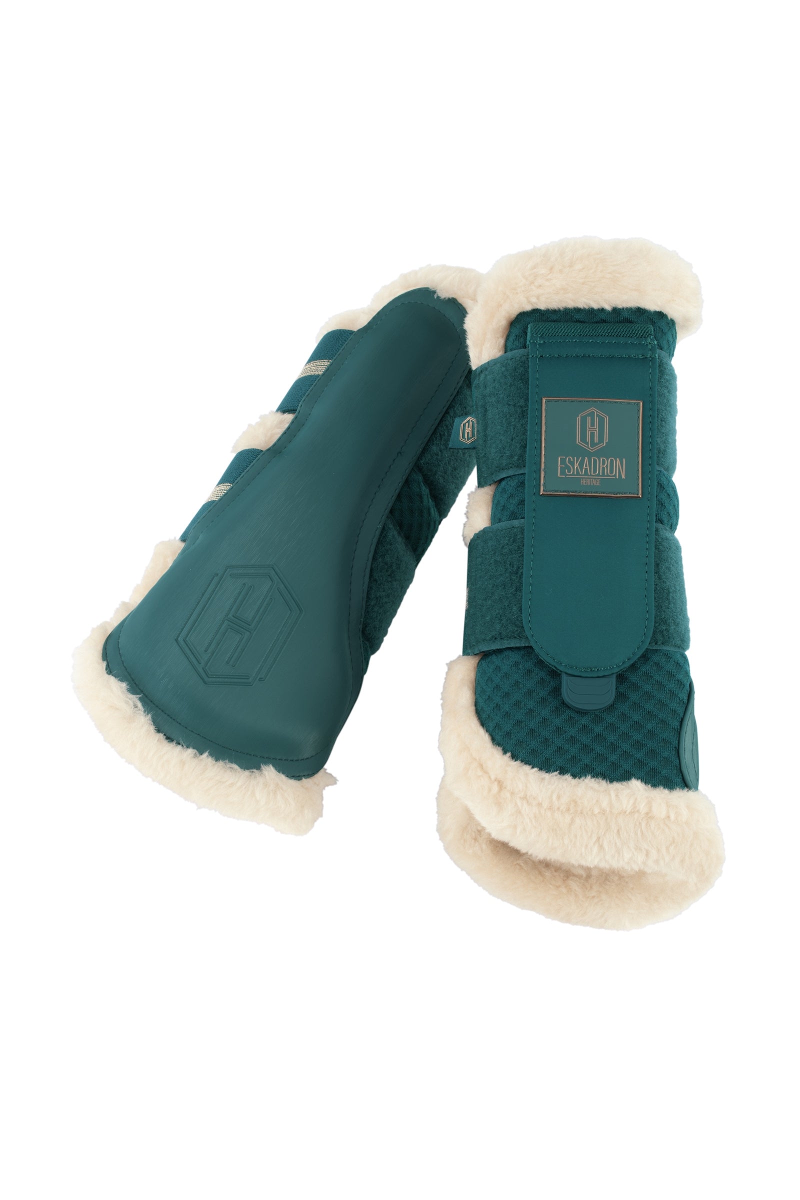 Eskadron Heritage AW24 Hálós ínvédő műszőrmével Leg Protection & Hoof Protection for Horses