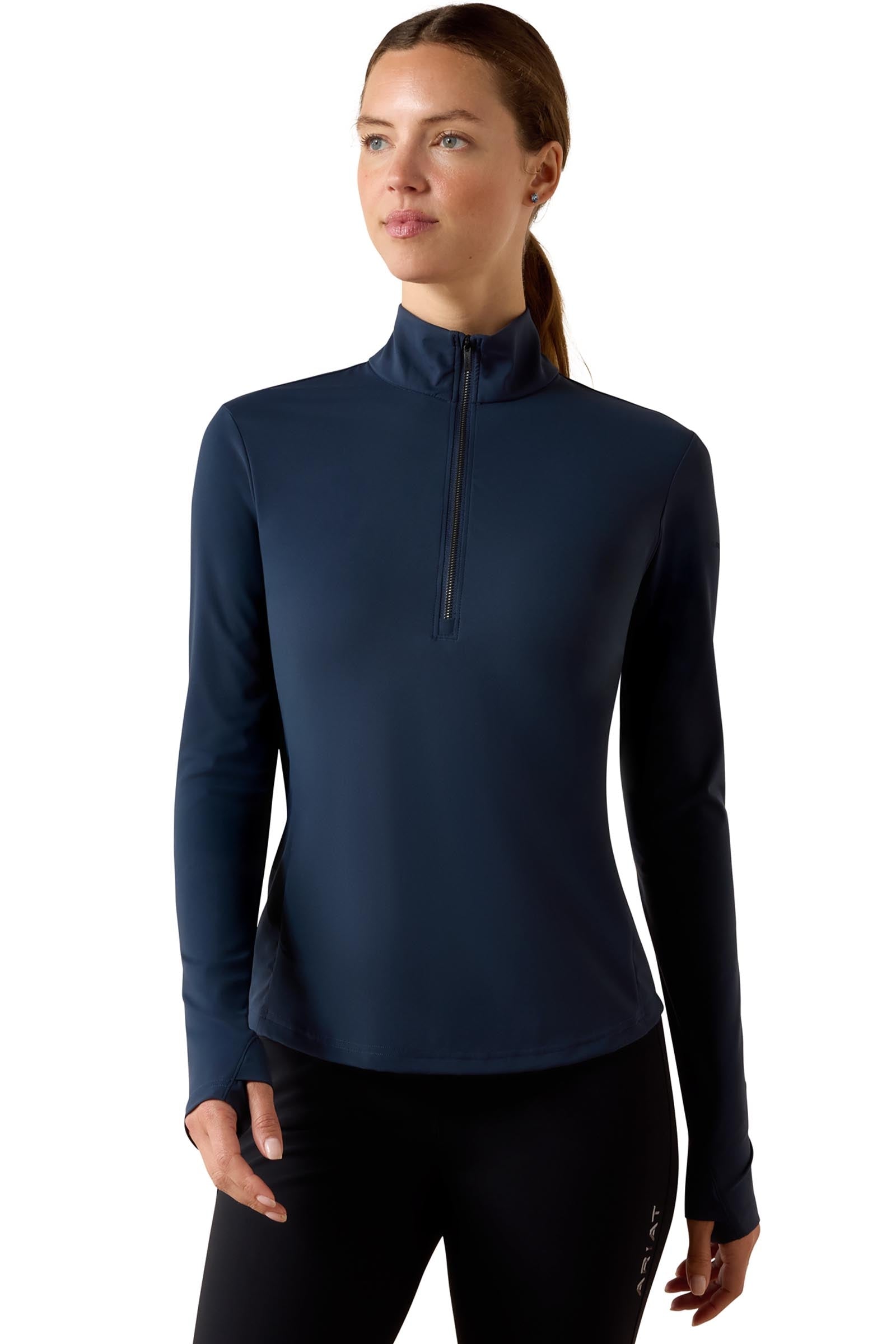Ariat Women's SolVeil 1/2 Zip Baselayer Noi Ruházat