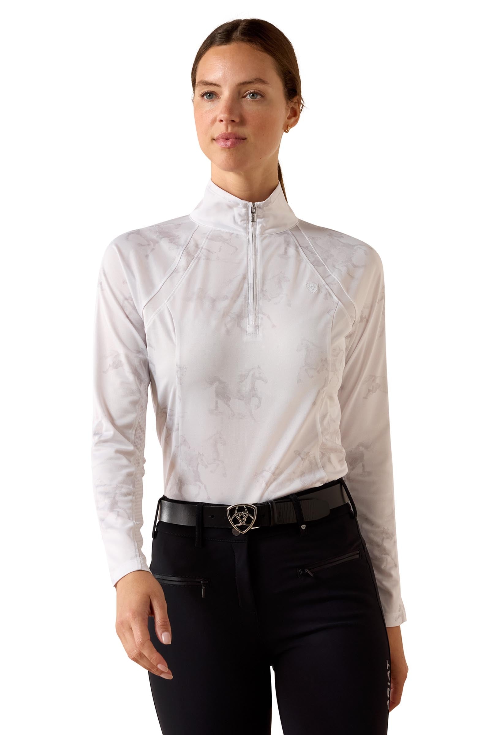 Ariat Women's Sunstopper 3.0 1/4 Zip Baselayer Women’s Riding Clothing