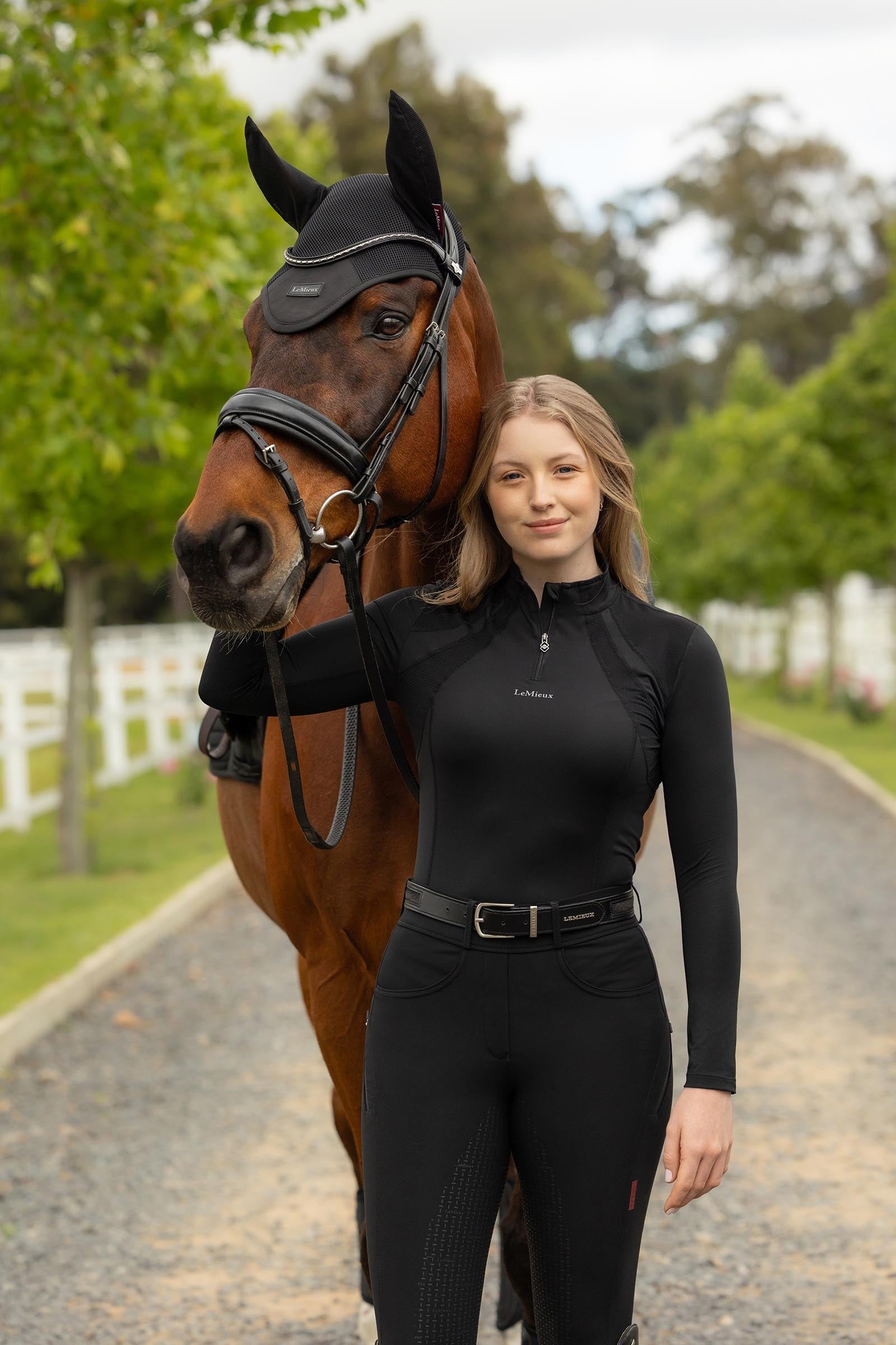 LeMieux Air-Tek Mesh Fly Hood Antifly Protection for Horses