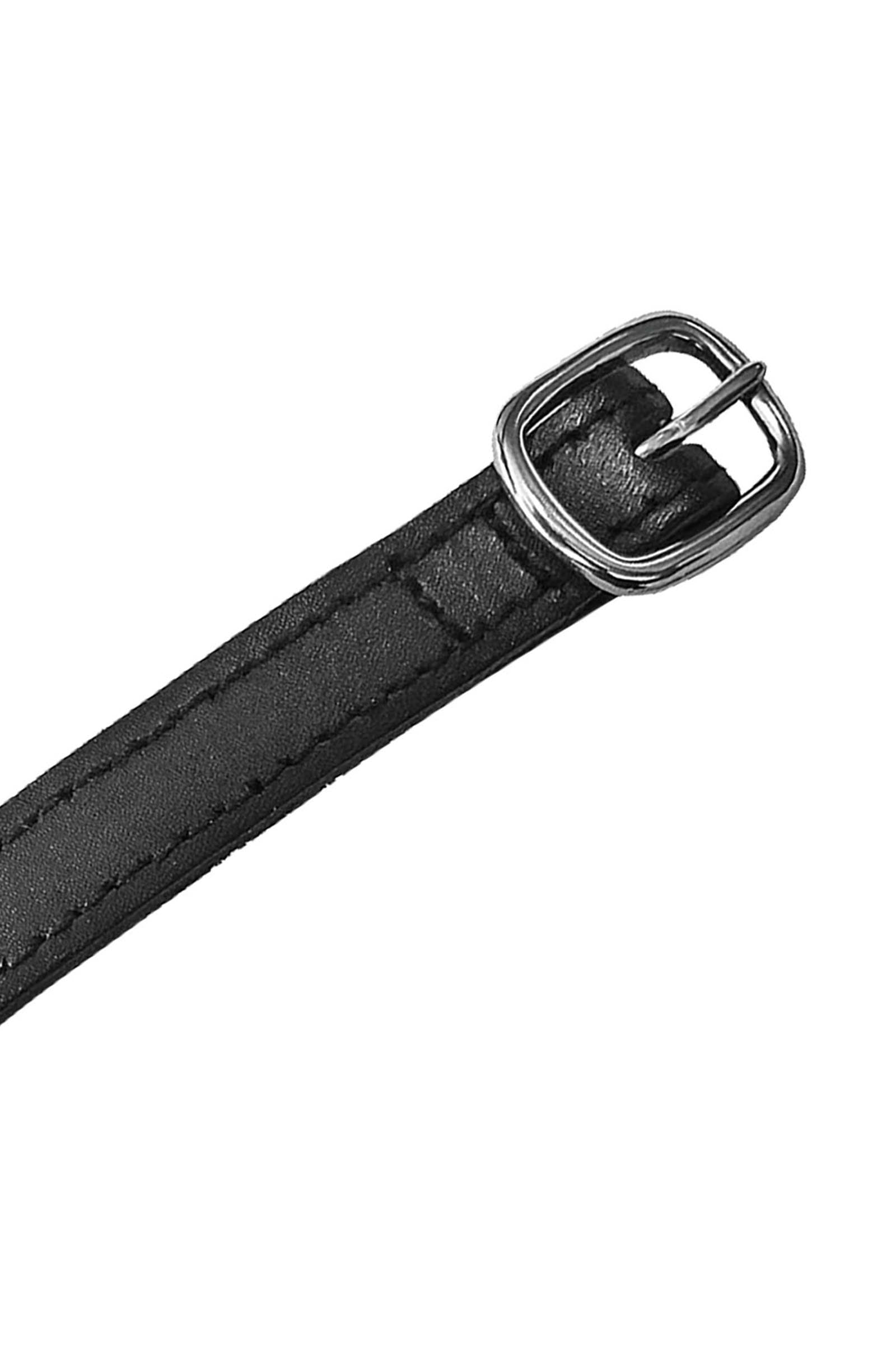 Equestro Laces For Spurs in Leather With Silver Buckle Riding Whips, Crops & Spurs