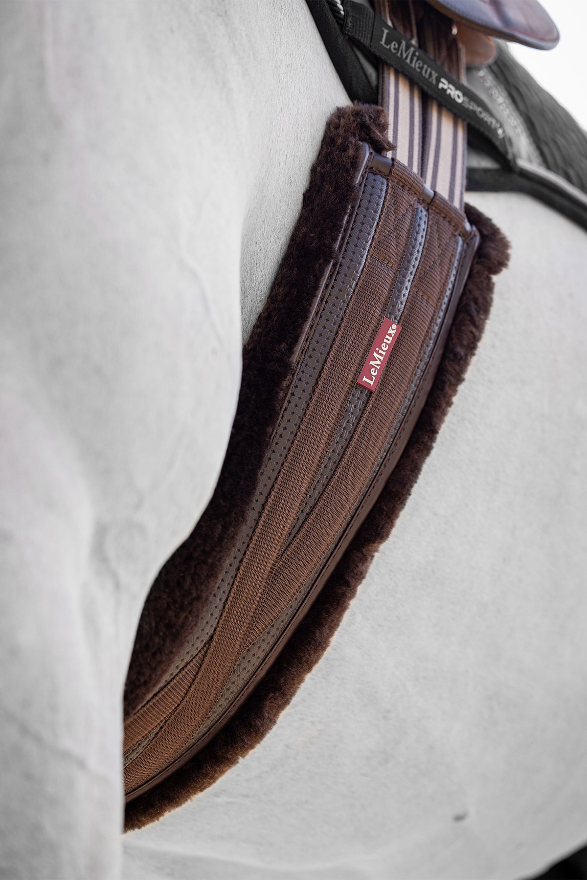 LeMieux Fleece Lined Anatomic Girth Saddles, Girths & Stirrups