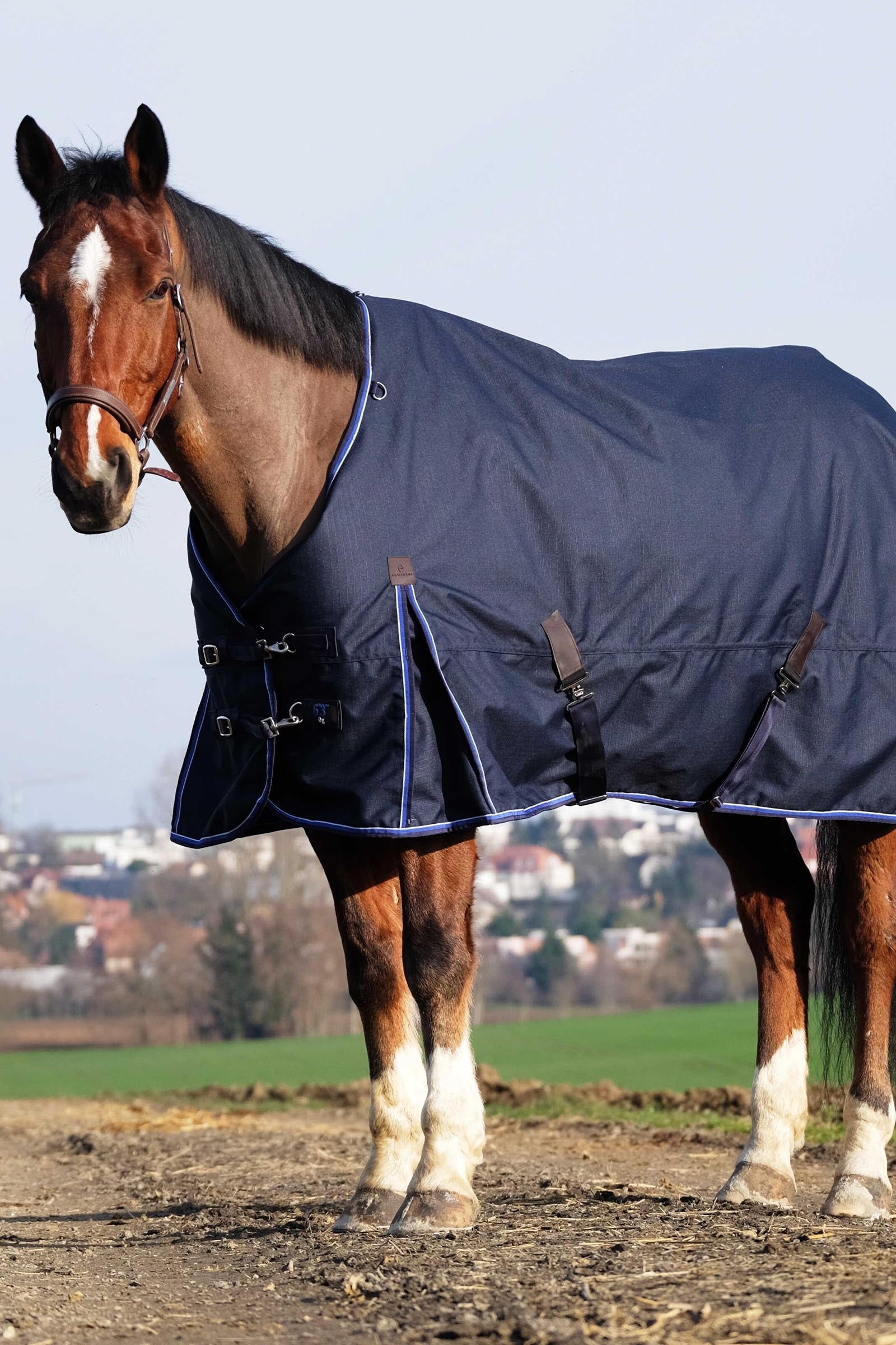 EQUITHÈME Classic 1200D esőtakaró, 200 g Lótakarók