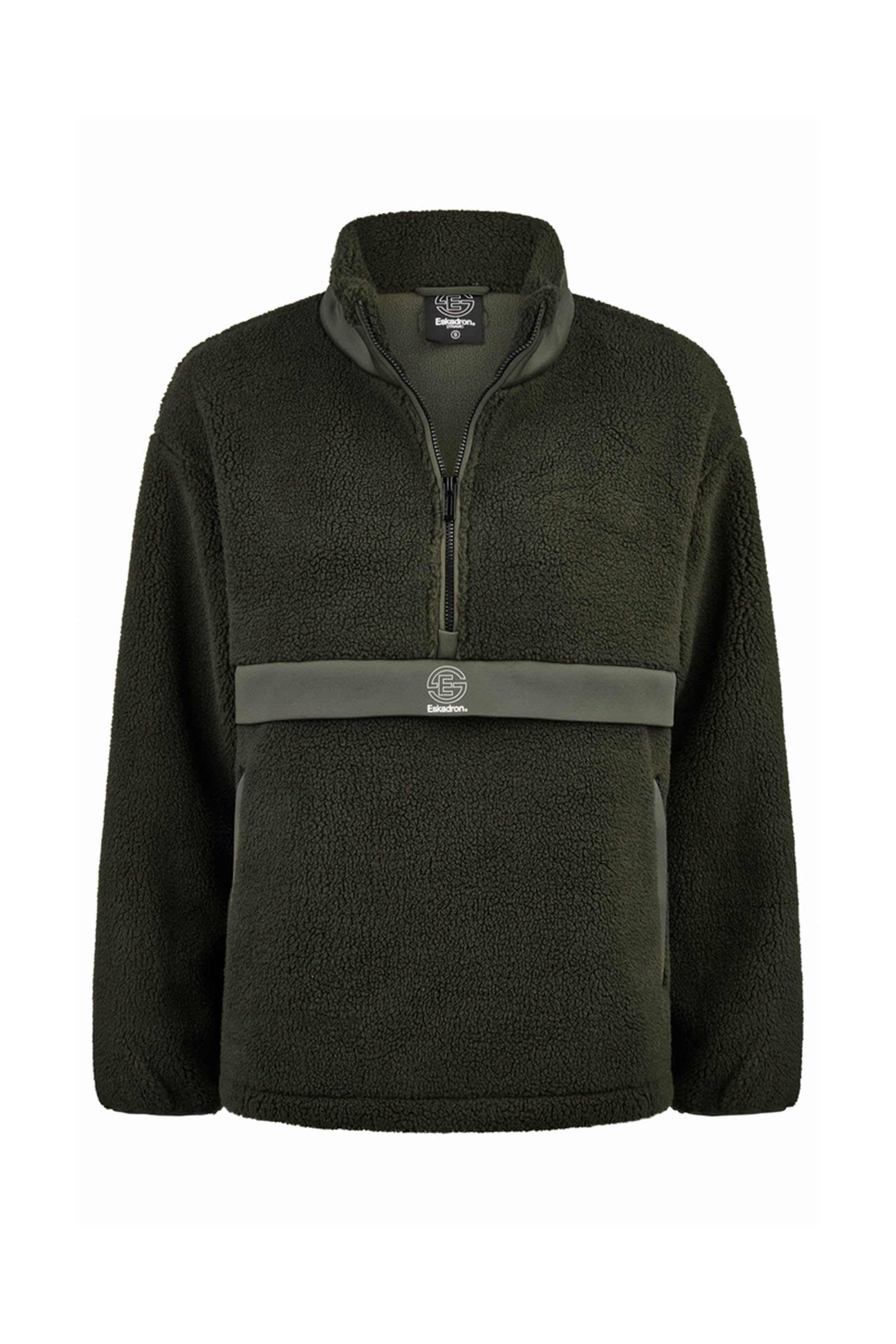 Eskadron Dynamics AW25 félcipzáras pulóver teddy anyagból Noi Ruházat