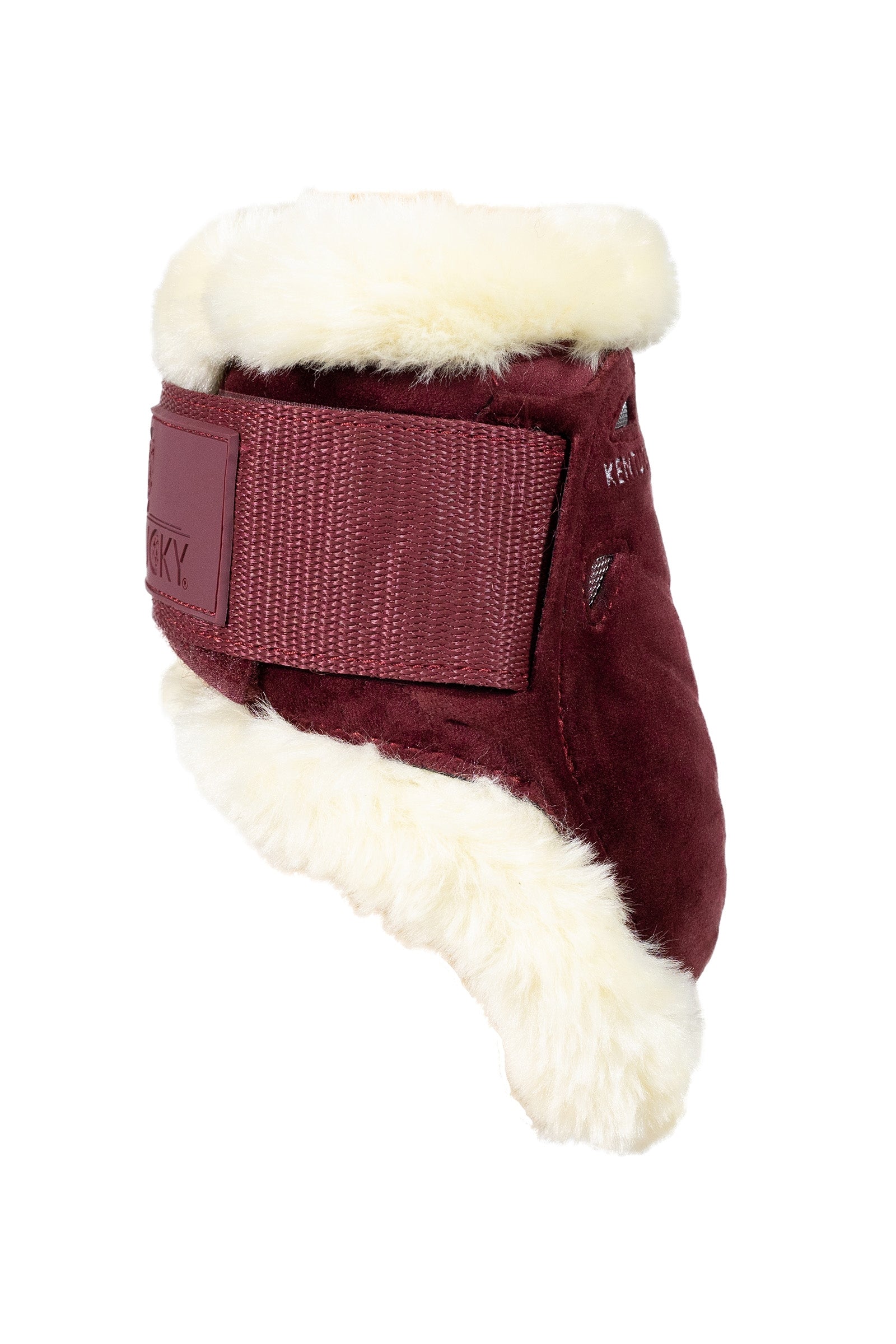 Kentucky Horsewear Vegan Sheepskin Young Horse Fetlock Boots Velvet Leg Protection & Hoof Protection for Horses