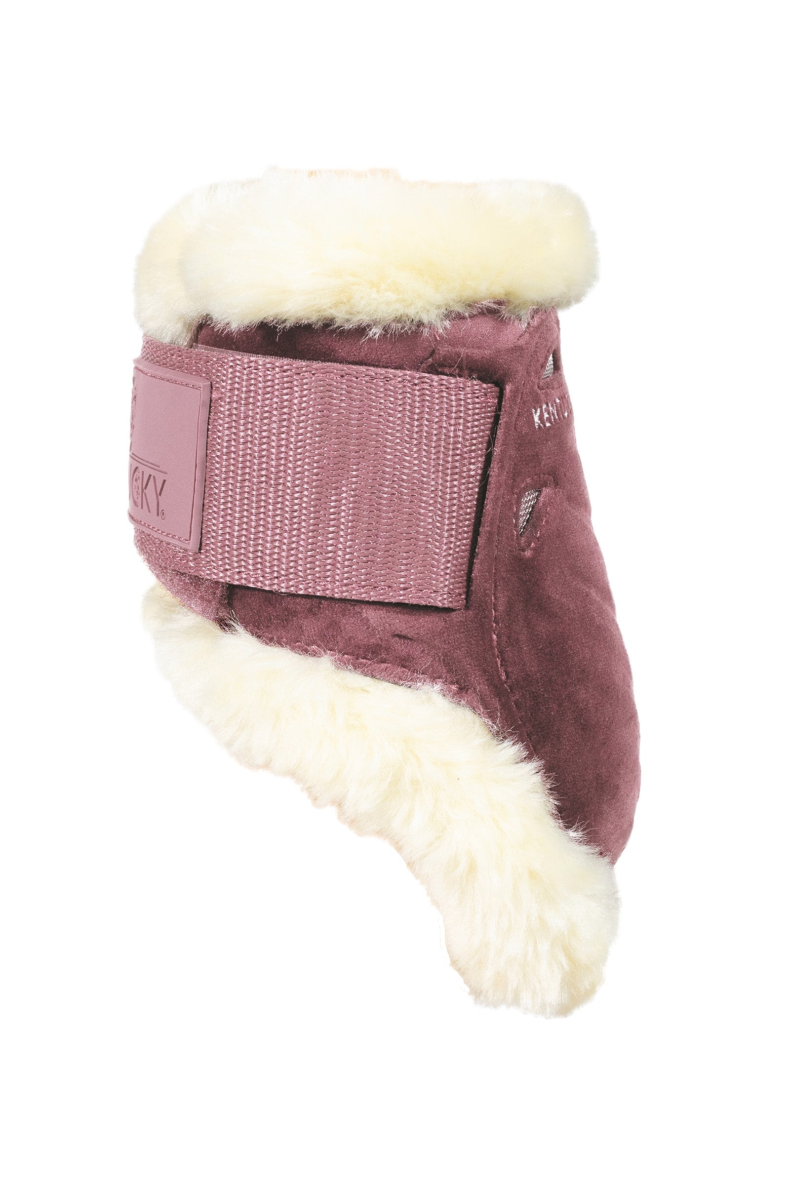 Kentucky Horsewear Vegan Sheepskin Young Horse Fetlock Boots Velvet Leg Protection & Hoof Protection for Horses
