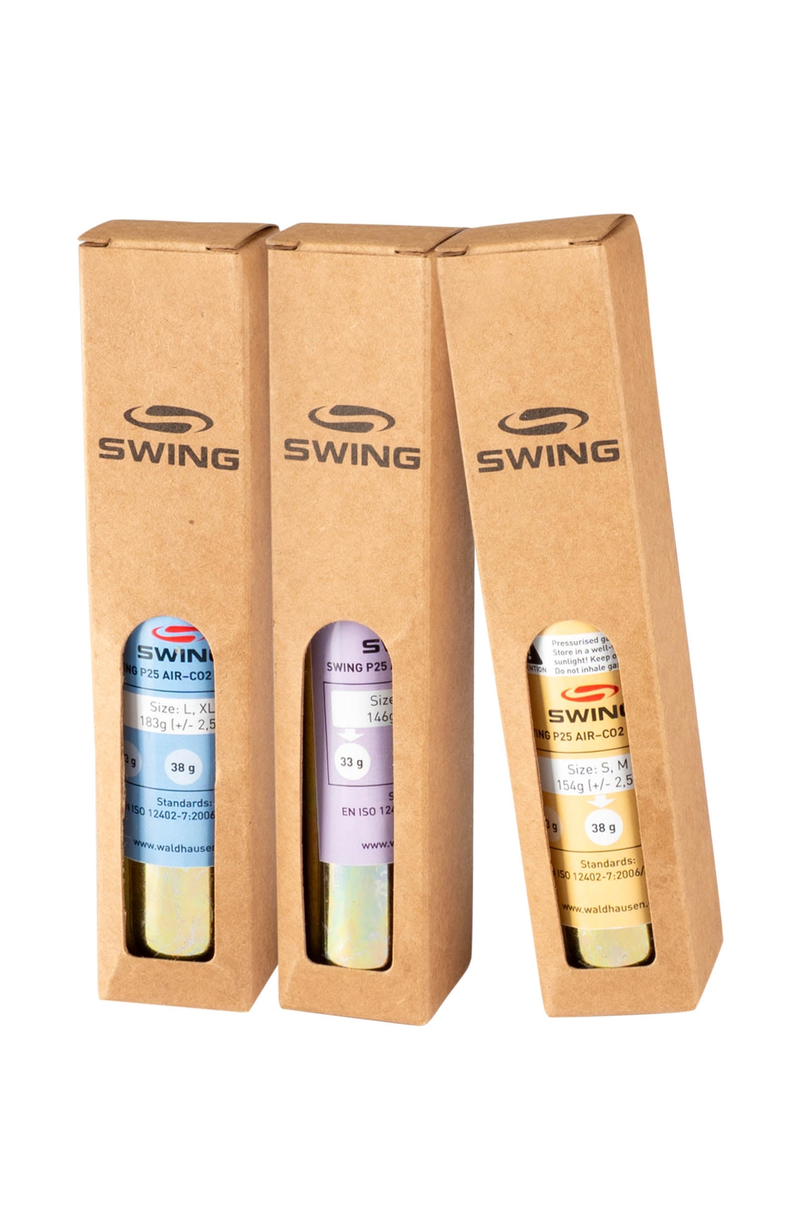 SWING Cartridge CO2 for SWING P25 AIR, S, M, 38g Biztonsági Felszerelés