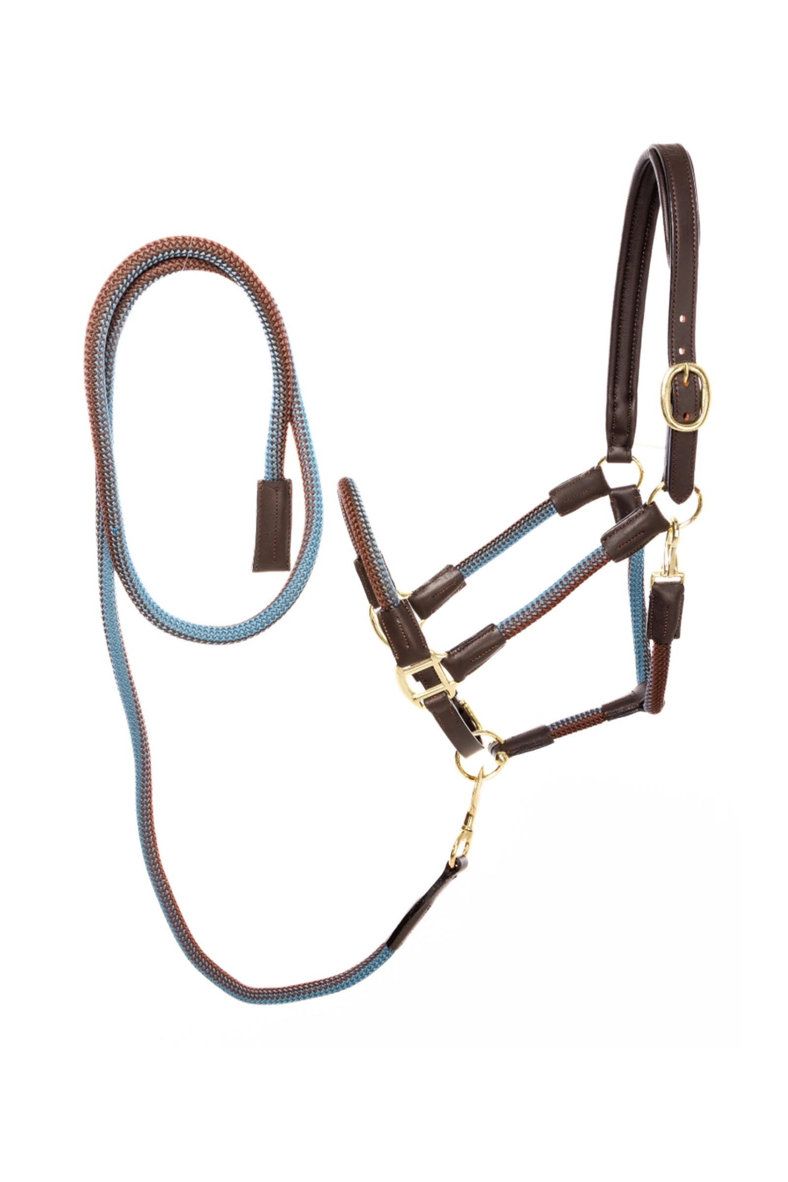 Kavalkade Cavo Rope/Leather Halter Set With Lead Rope Halters & Leads