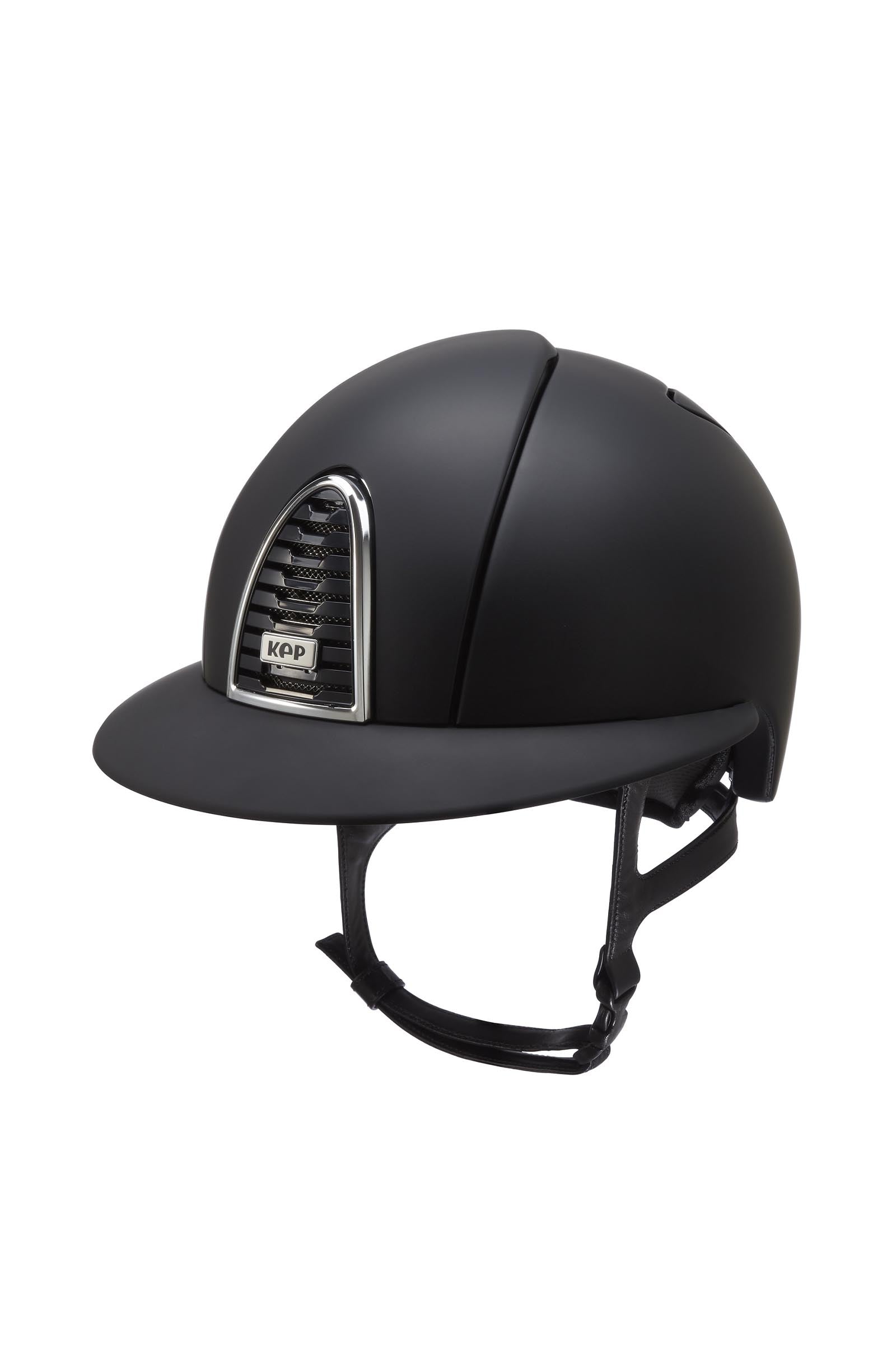 KEP Helmets KEP Cromo 2.0 Textile/Raw Polo Riding Helmet With Extra Visor, App Compatible Biztonsági Felszerelés