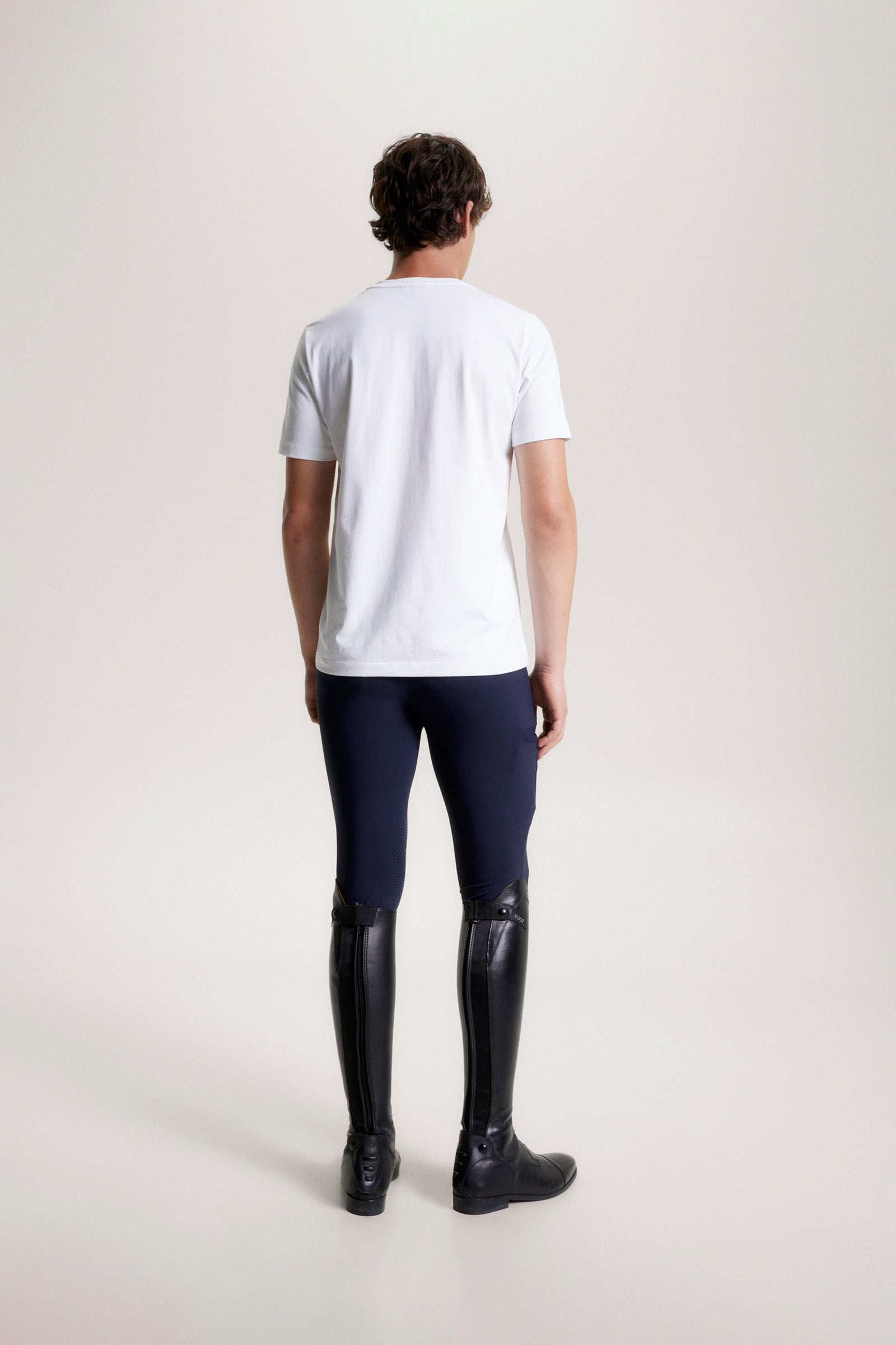 Tommy Hilfiger Equestrian Williamsburg Logo T-Shirt Short Sleeves Mens Riding Clothing