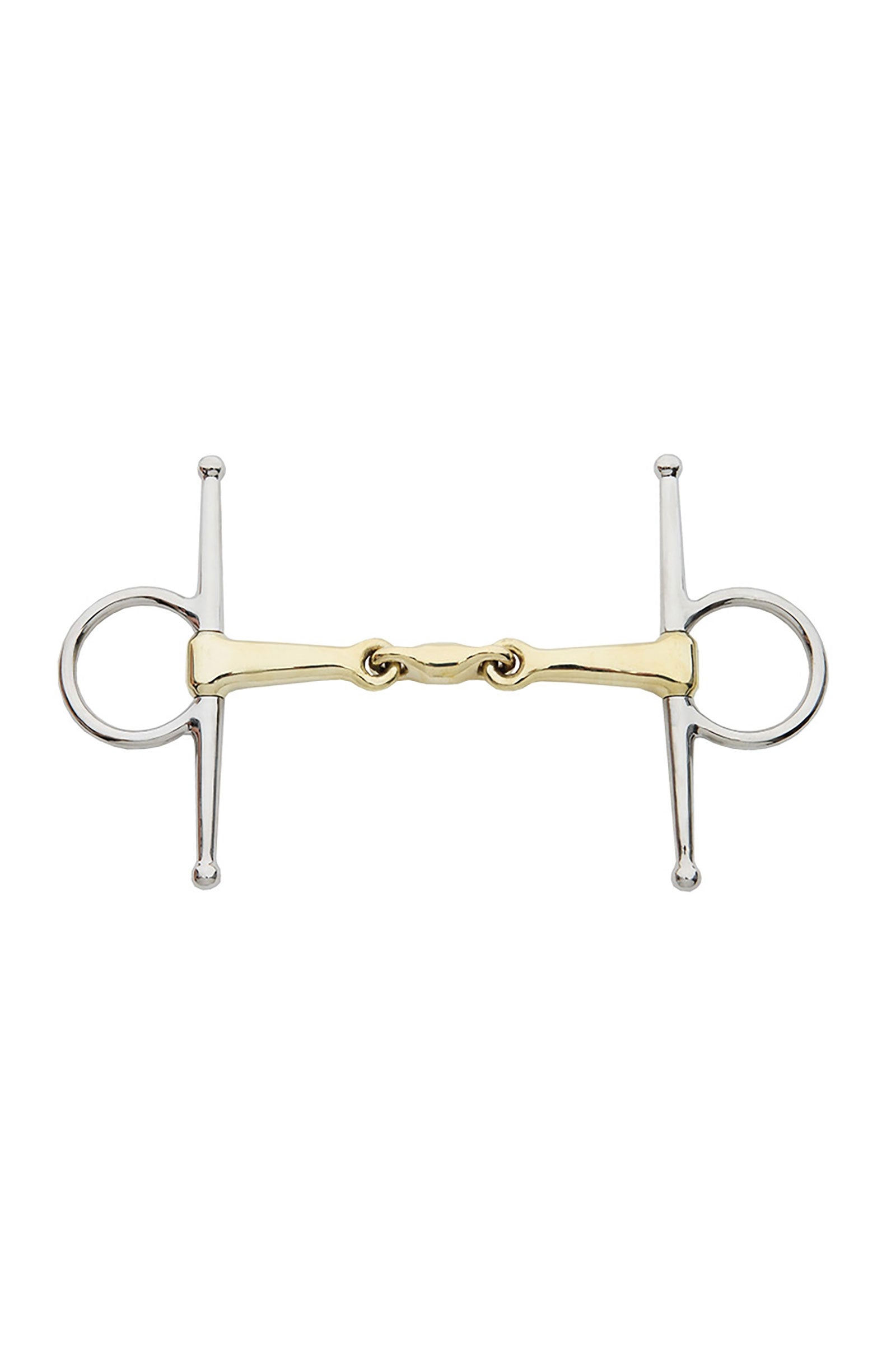 Kavalkade Full cheek bit, dupla illesztésű KavalBits, 145mm Zablák