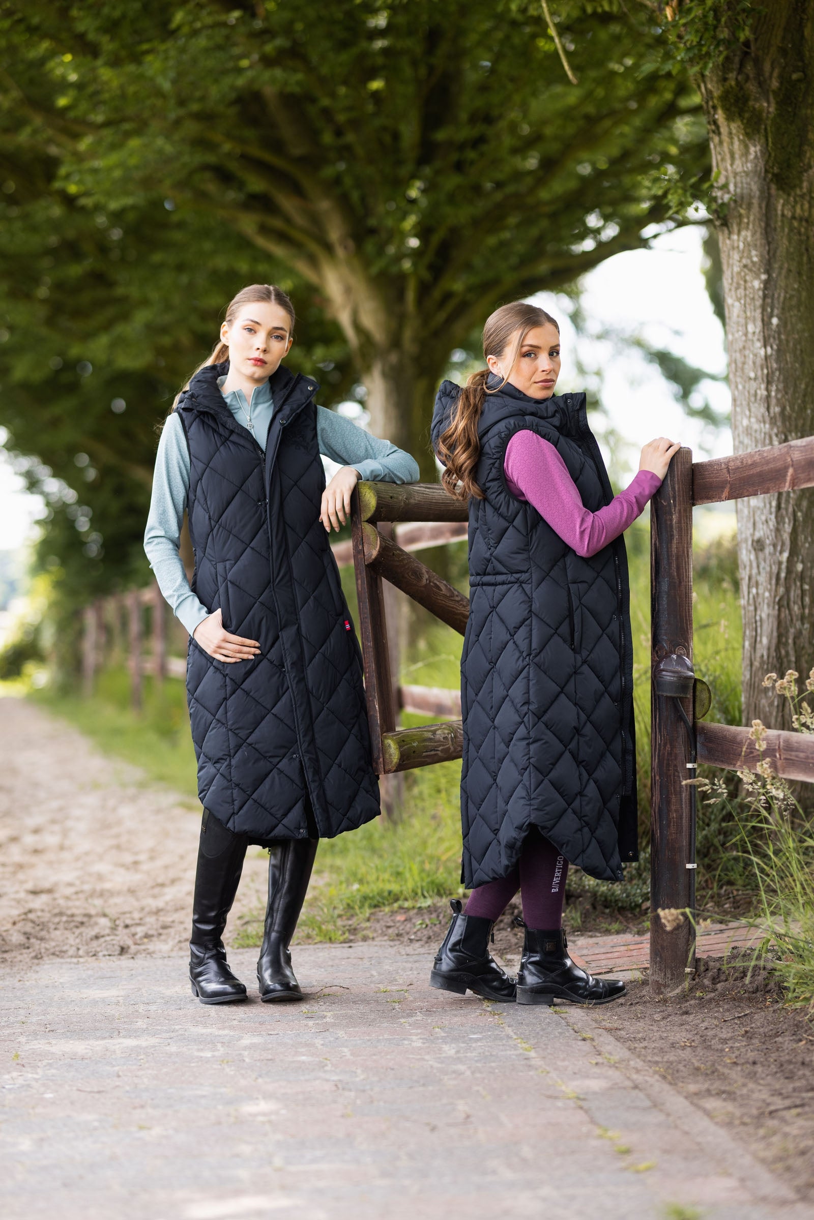 B Vertigo Gem Women´s Long Padded Riding Vest Women’s Riding Clothing