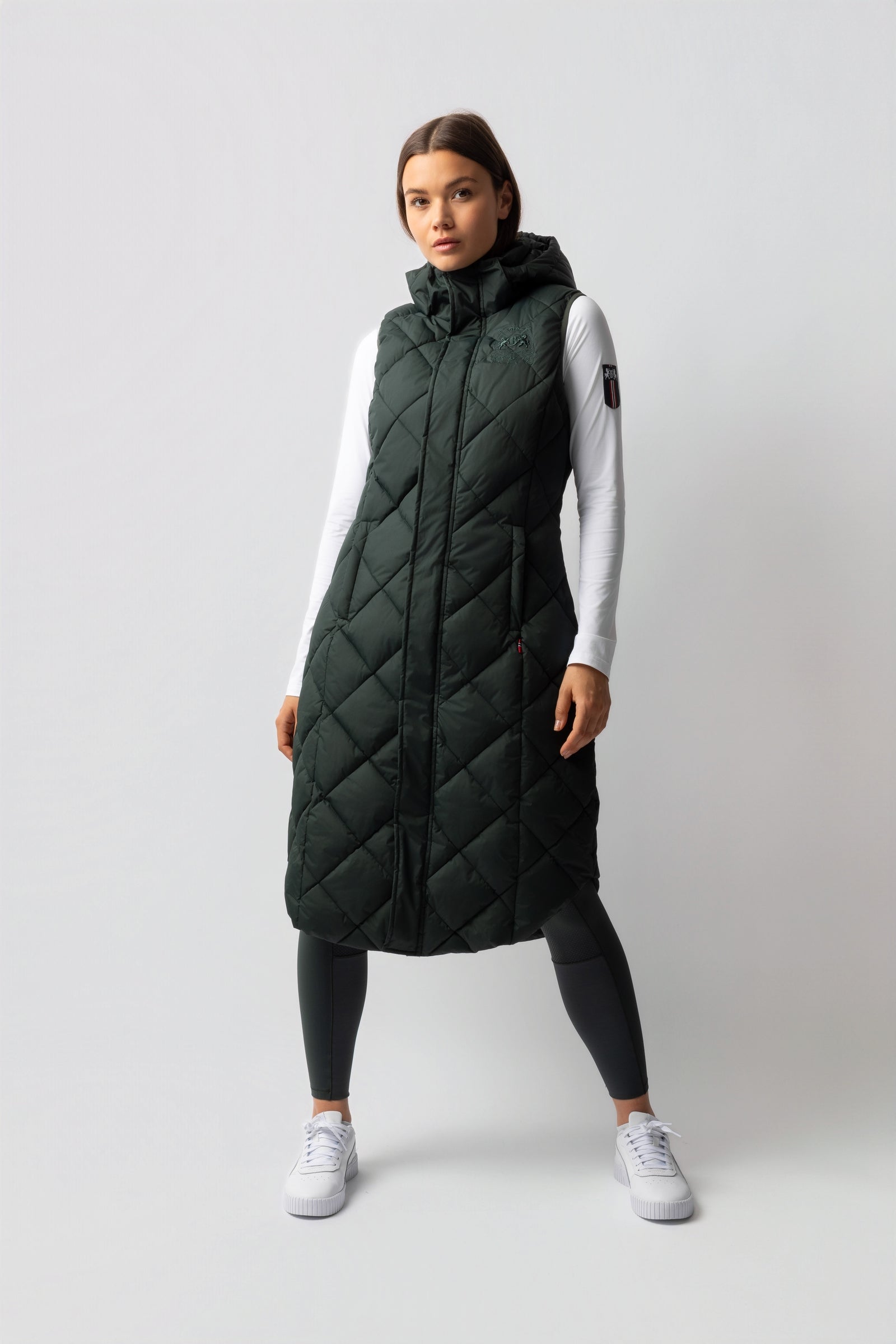 B Vertigo Gem hosszú párnázott lovaglómellény Noi Ruházat