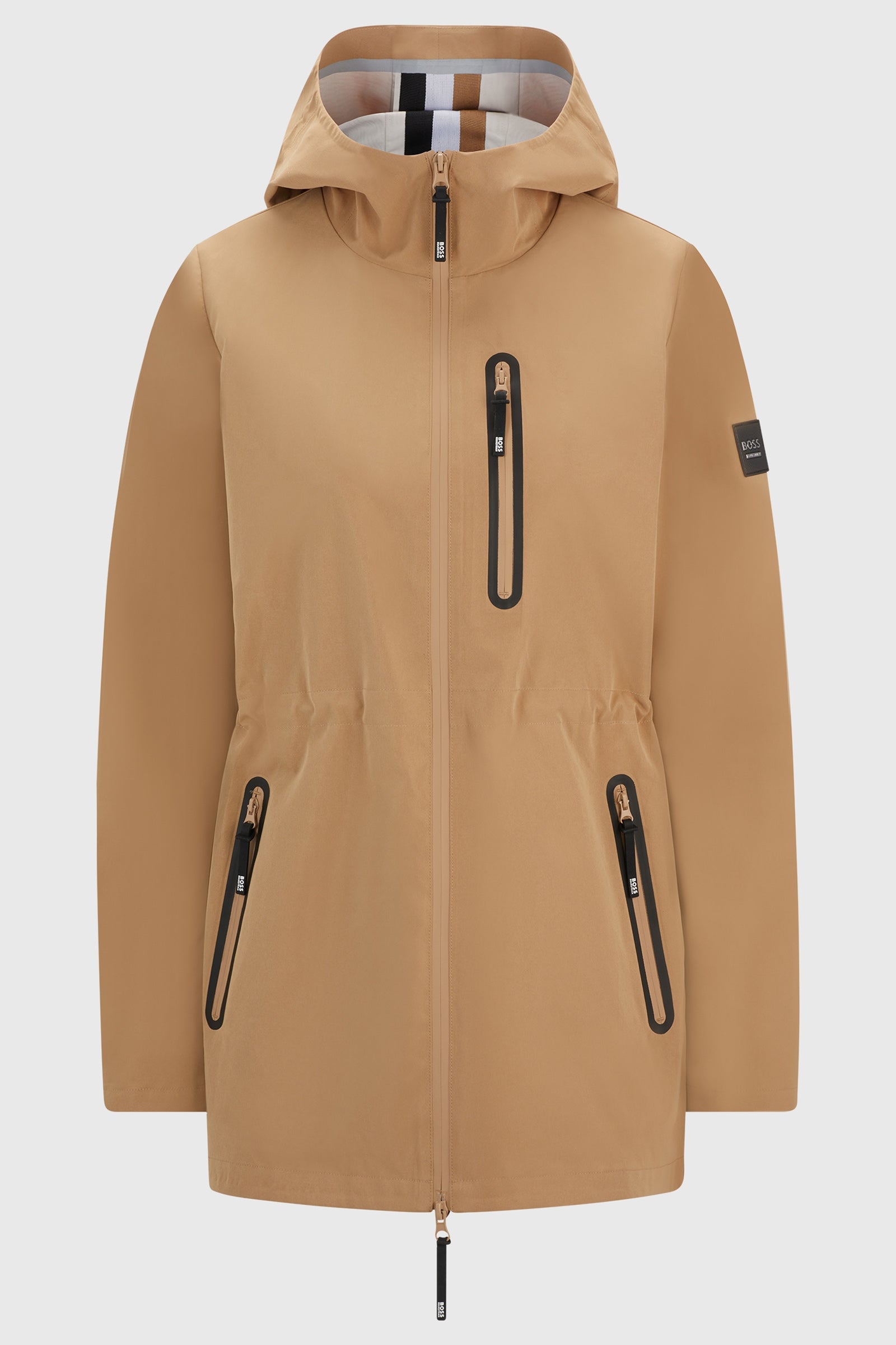 BOSS Equestrian Boss Lenie Hard Shell parka Noi Ruházat