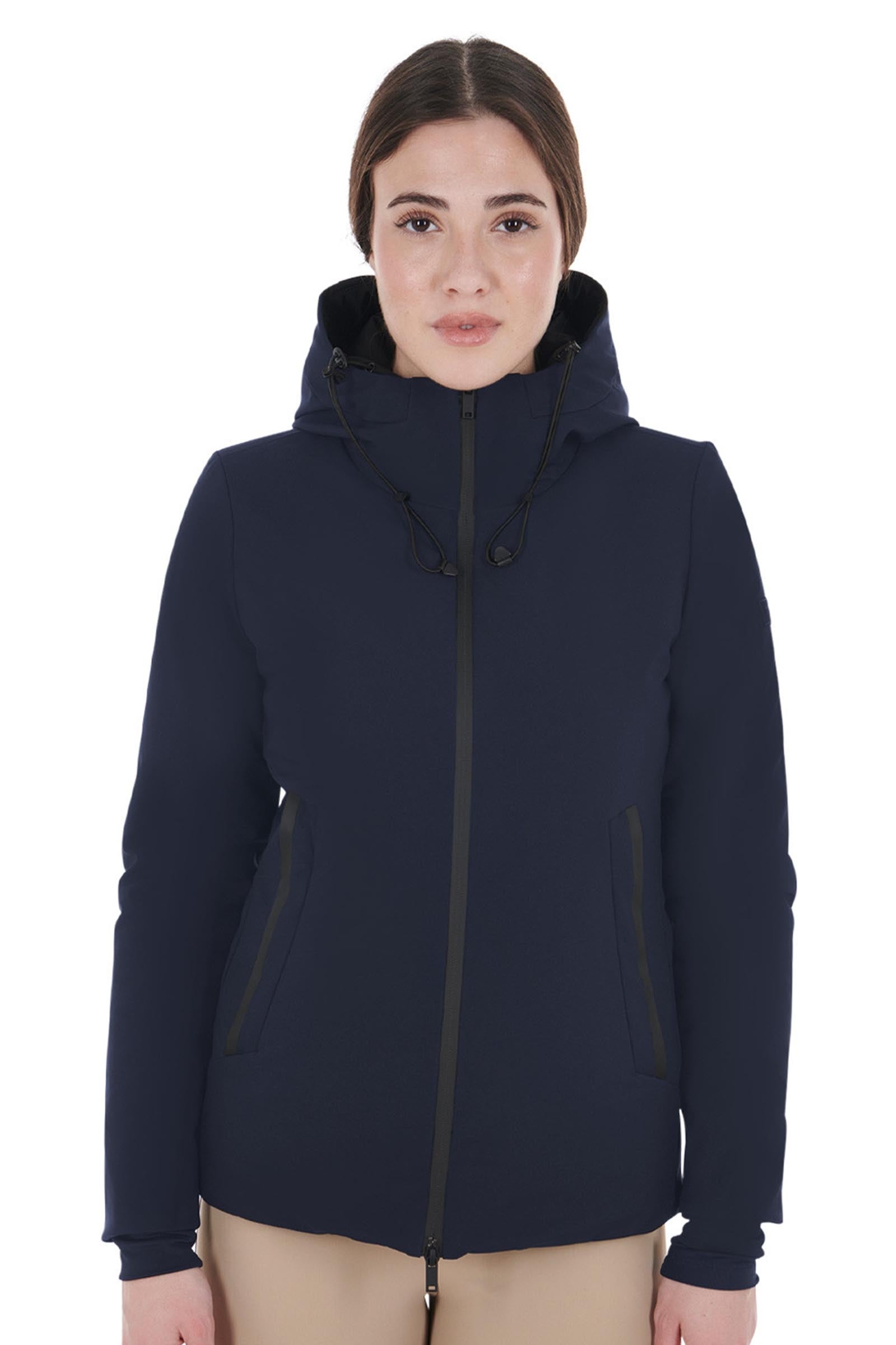 Equestro Women's Down Jacket Water and Wind Repellent Women’s Riding Clothing