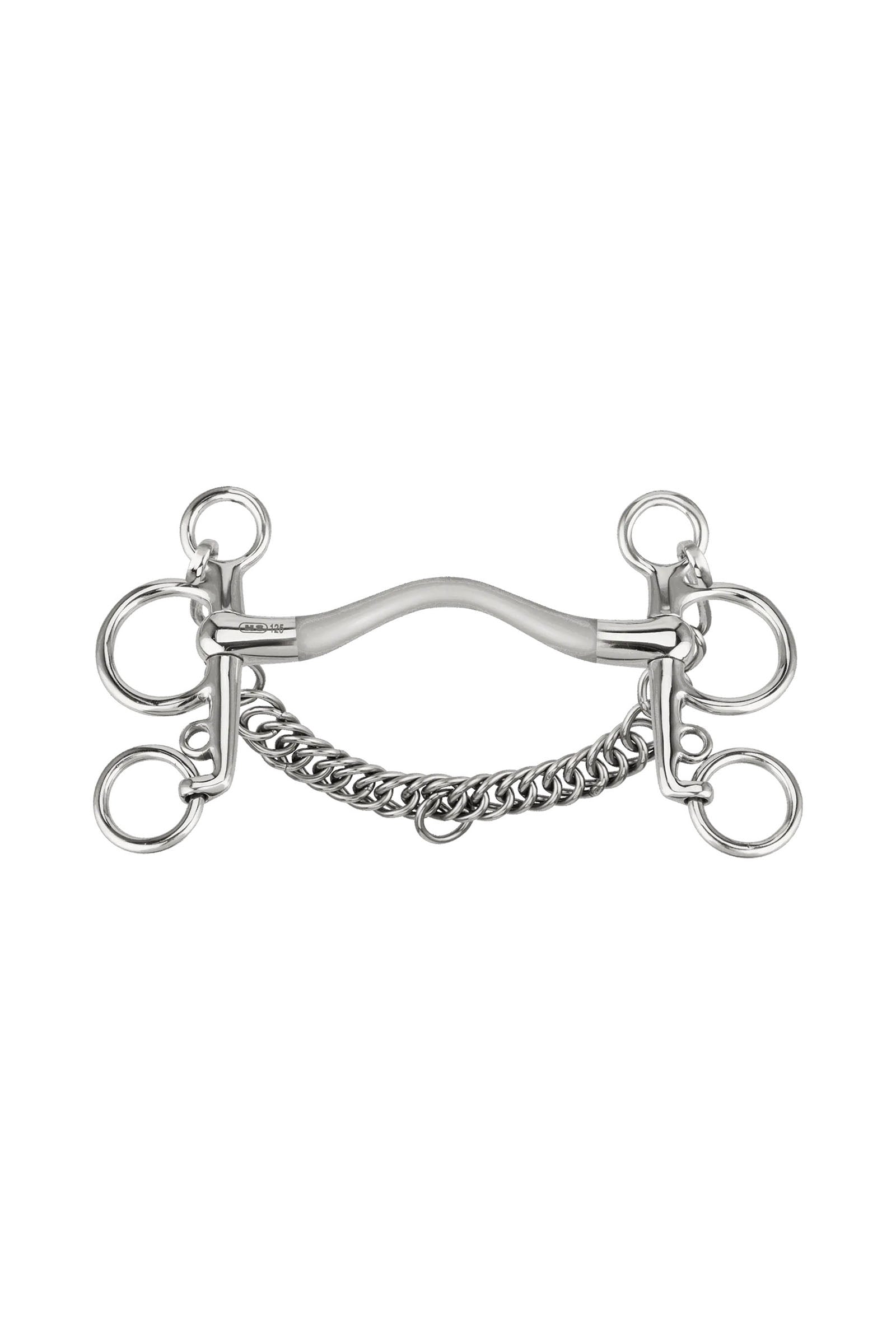 Sprenger Satinox CM pelham, nyelvkönnyítéssel 14 mm, rozsdamentes acél Zablák