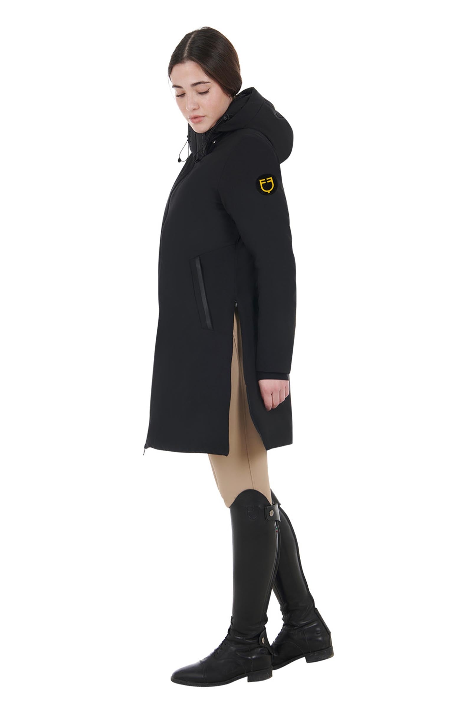 Equestro Women’s Down Coat Water-Repellent and Wind-Proof Women’s Riding Clothing