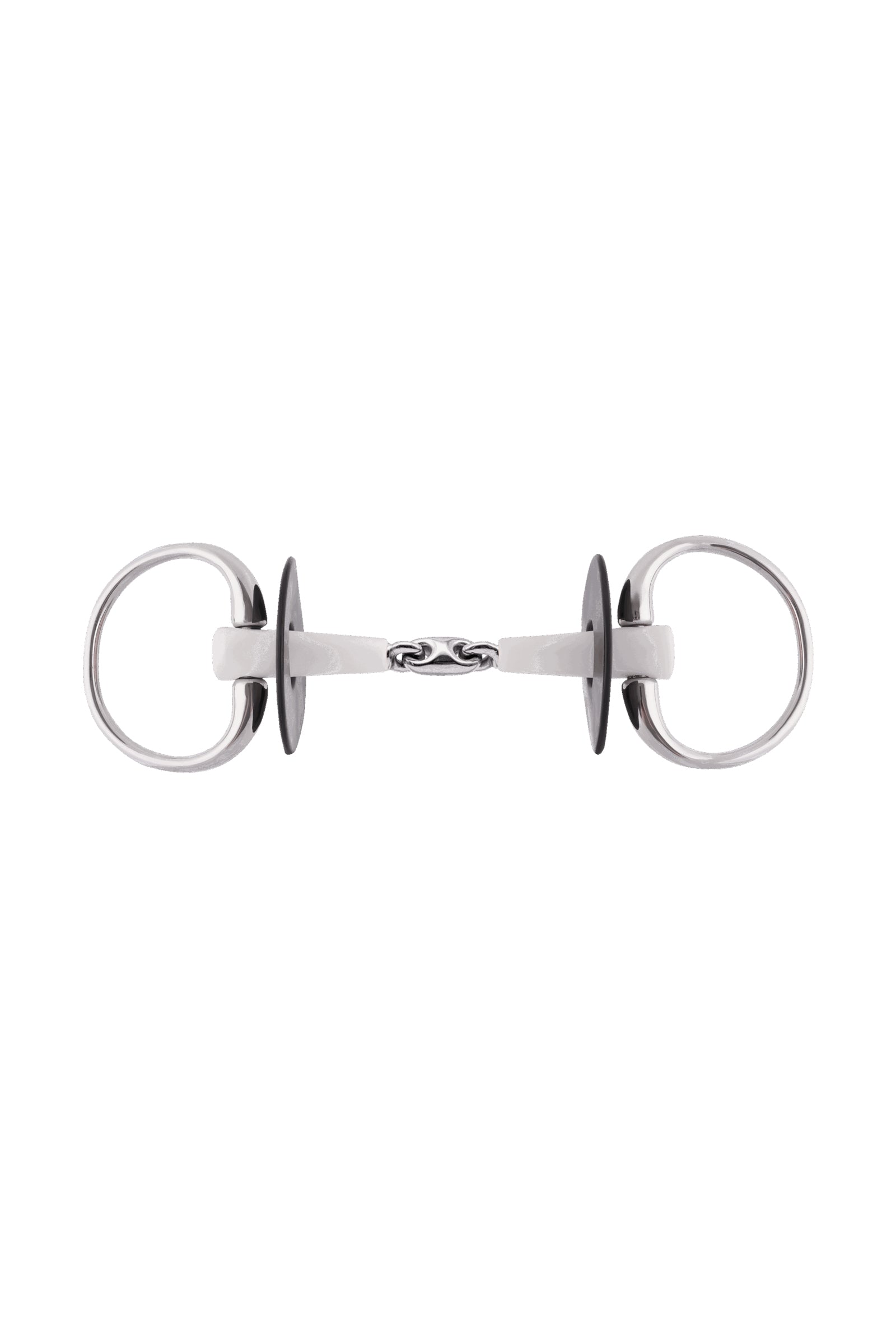 Sprenger Nathe olívás zabla, dupla tört, 18 mm, termoplaszt Zablák