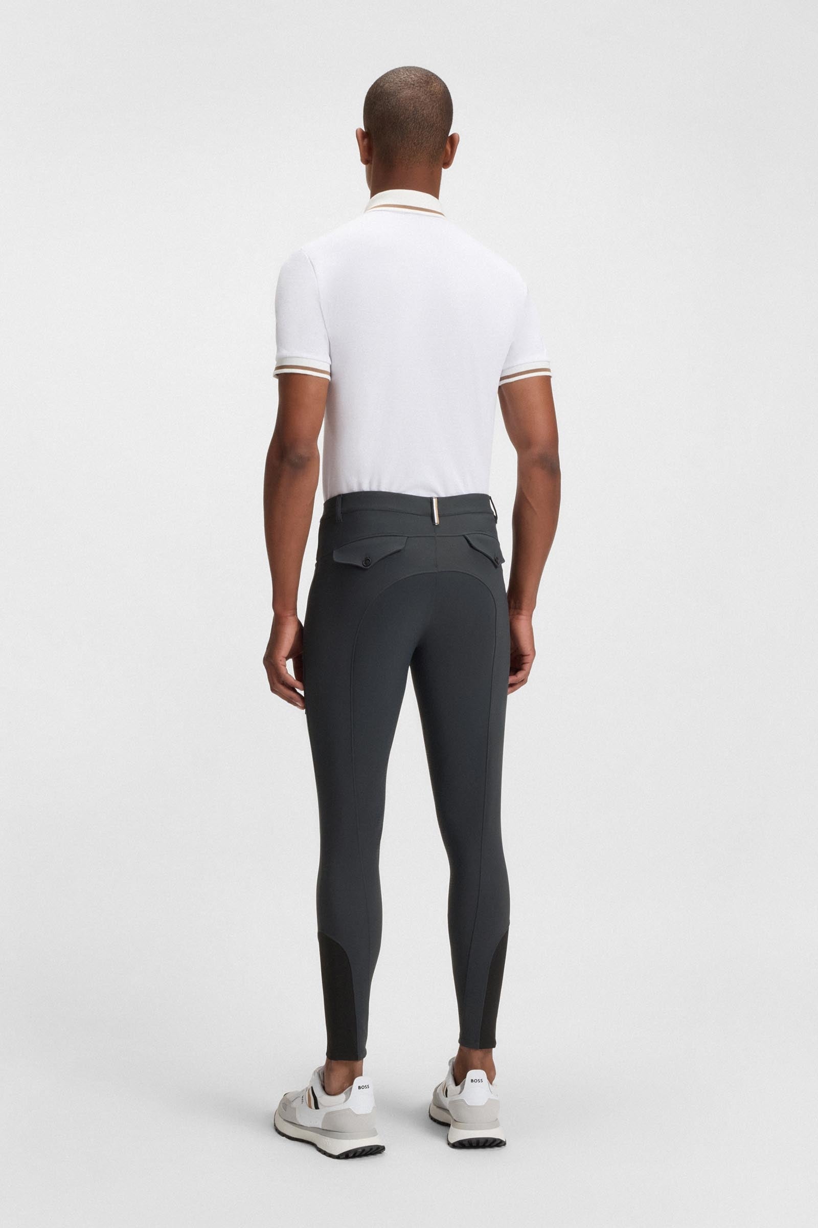 BOSS Equestrian Boss James Mens Knee Grip Technical Breeches Mens Riding Clothing