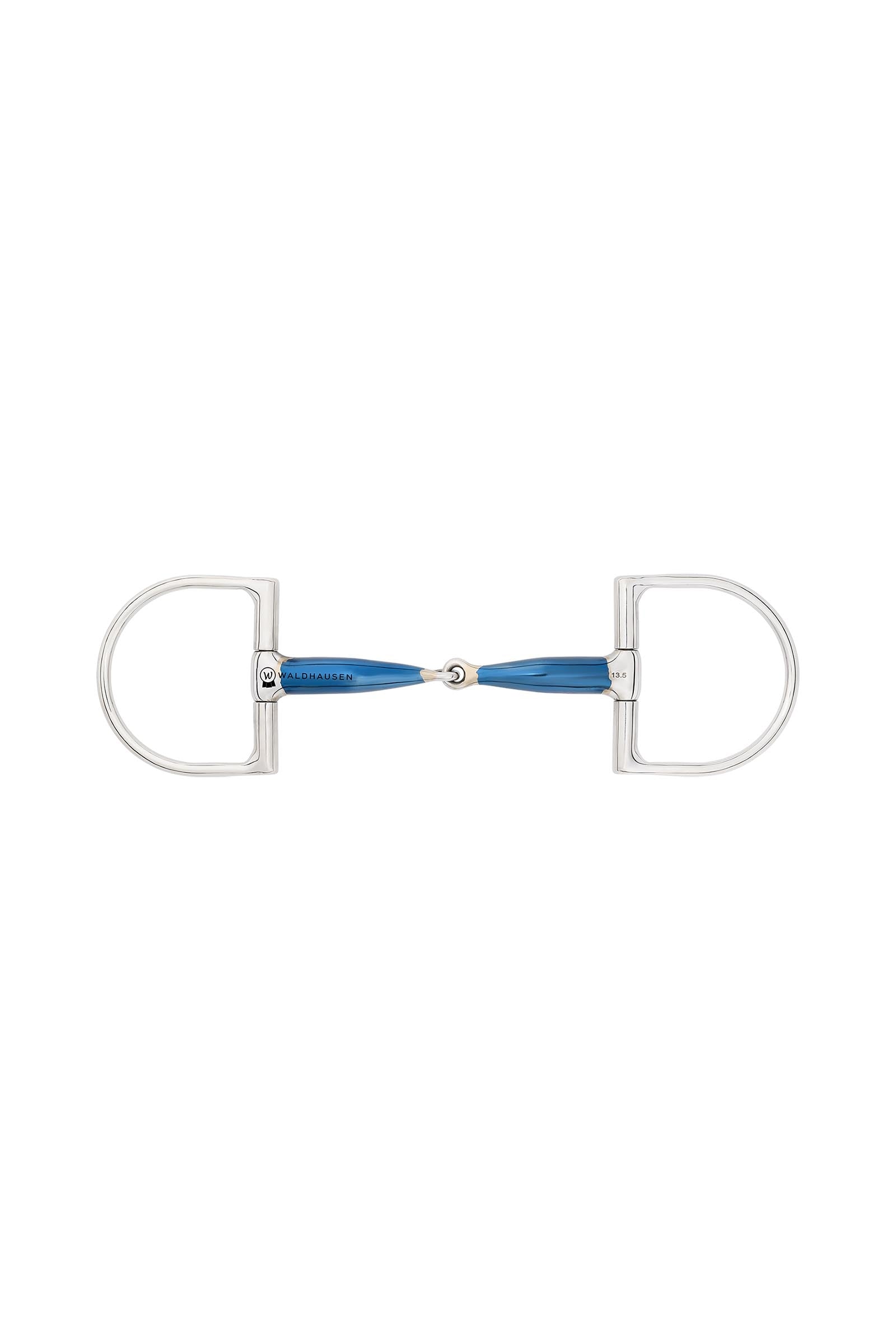 Waldhausen Sweet Iron D-Ring Bit, Single Jt., 14 mm Horse Bits