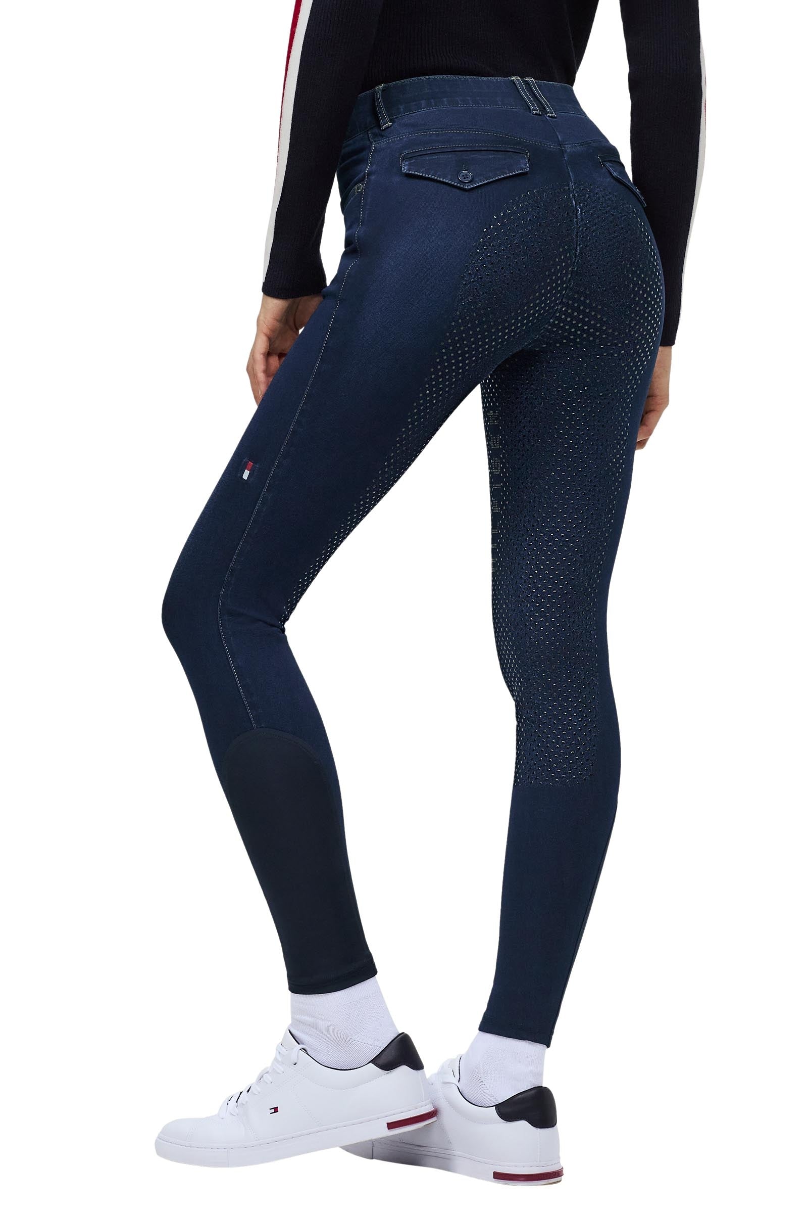Tommy Hilfiger Equestrian Hope női farmer teljes ülőfelületű lovasnadrág Womens Breeches
