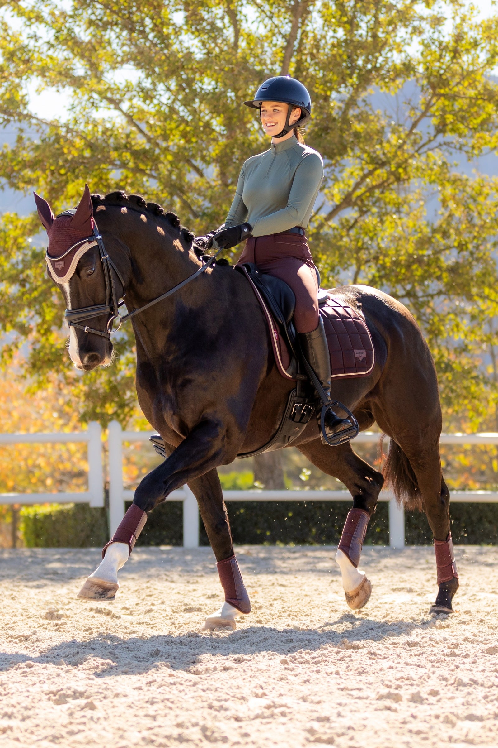 LeMieux Loire Classic Square Dressage Saddle Pad Saddle Pads