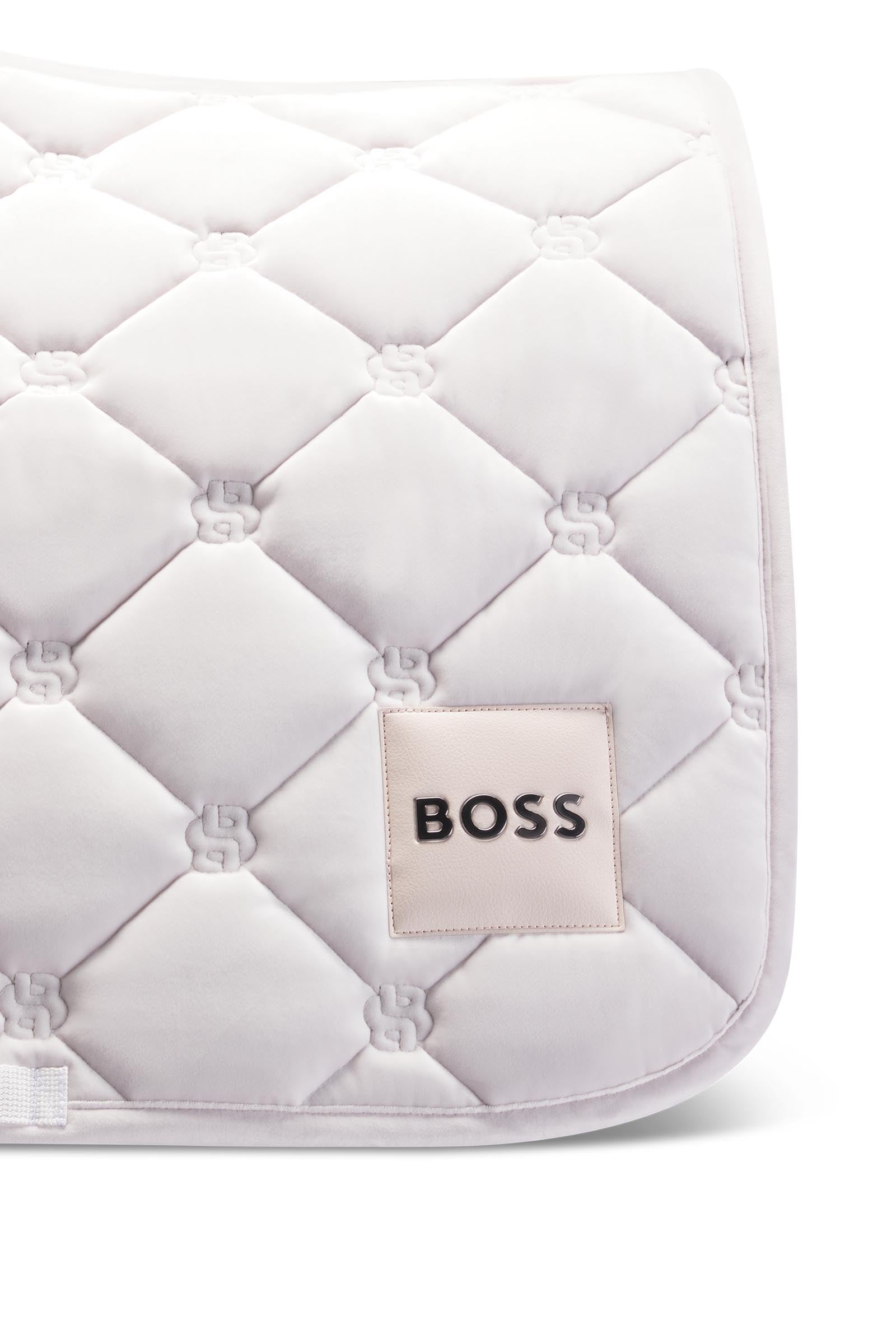 Boss Velvet Pearl Dressage Saddle Pad  Saddle Pads