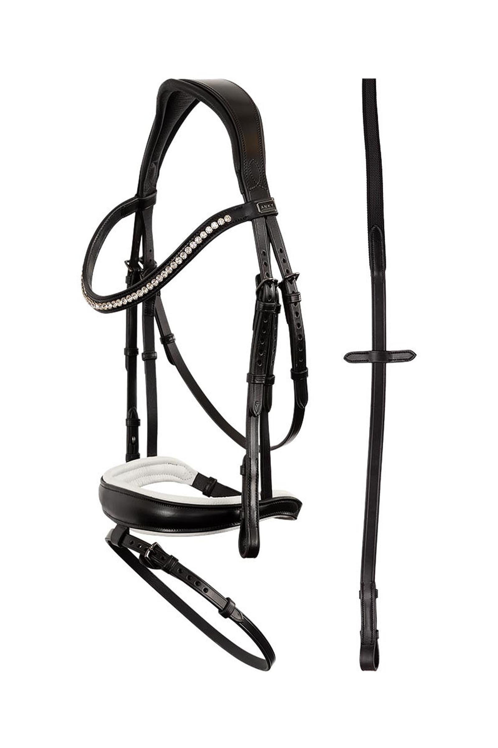 Anky ANKY Anatomic Bridle With Flash Noseband, Padded Kantárok & Szárak