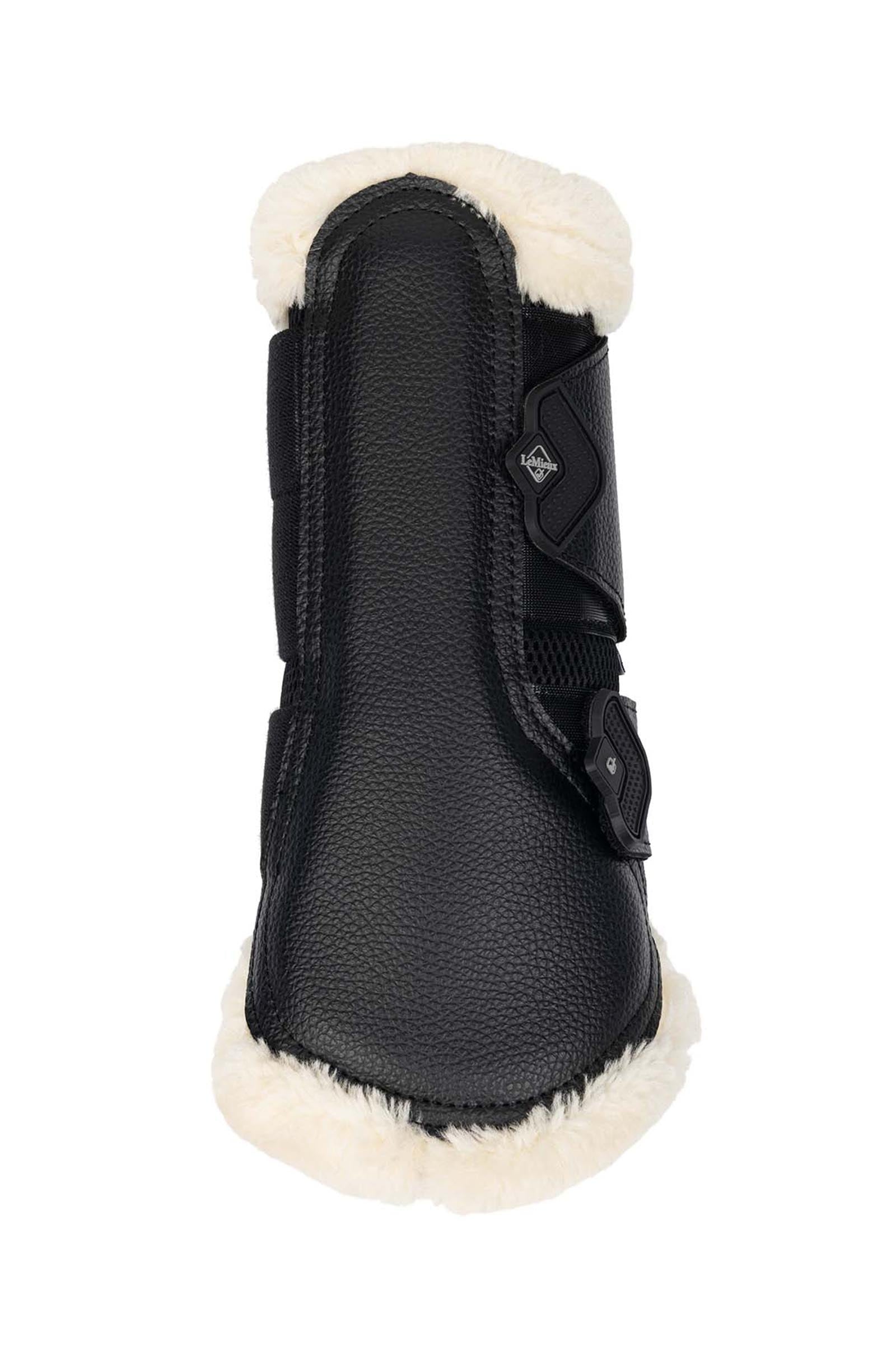 LeMieux Mesh Brushing Boots With Fleece Edging Leg Protection & Hoof Protection for Horses