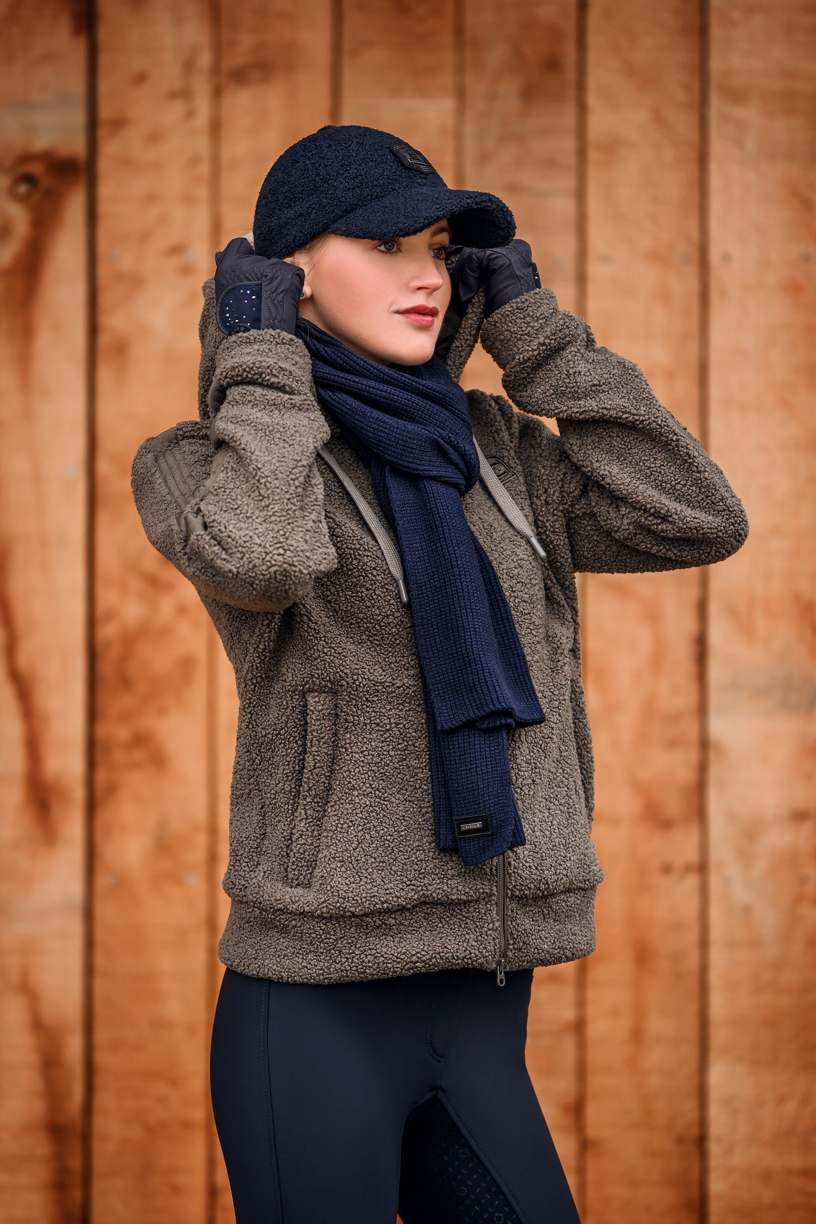 Cavallo CAVALMELANA Women´s Teddy Fleece Jacket Women’s Riding Clothing