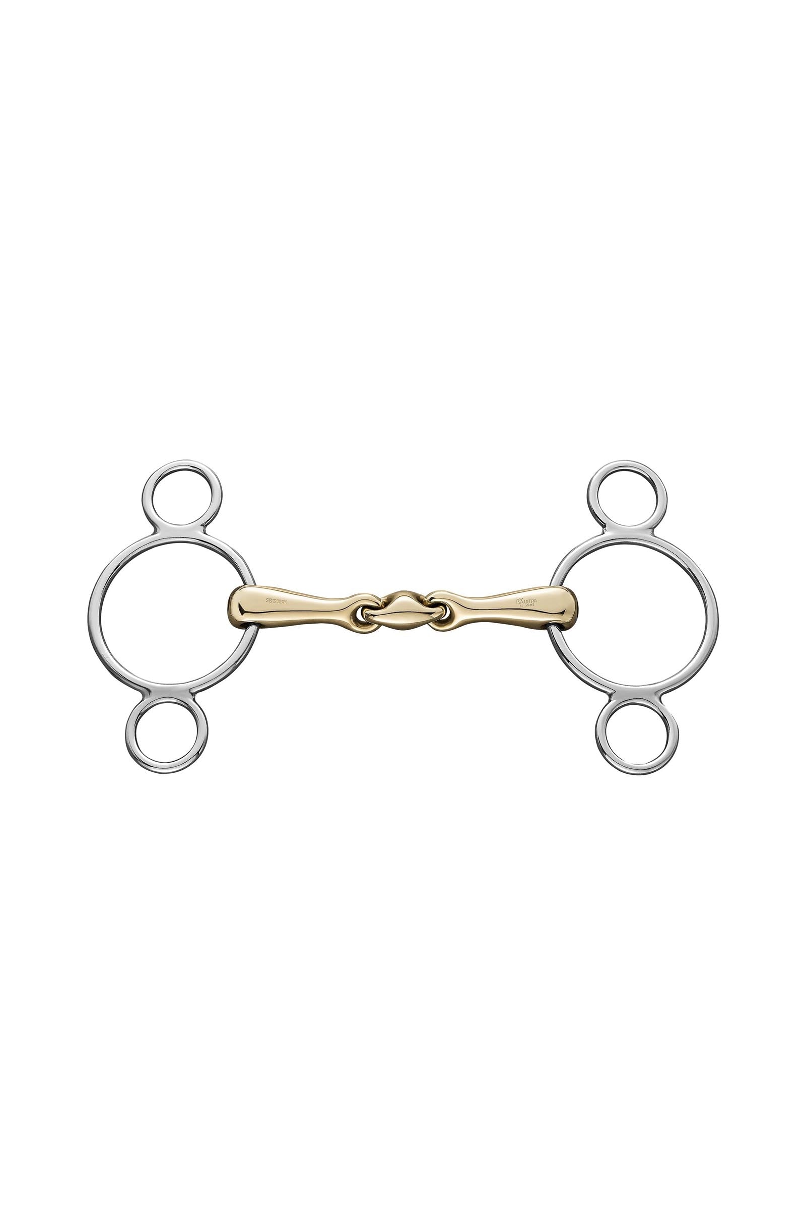 Sprenger KK Ultra 3 karikás zabla, dupla tört, 18 mm, Sensogan Zablák