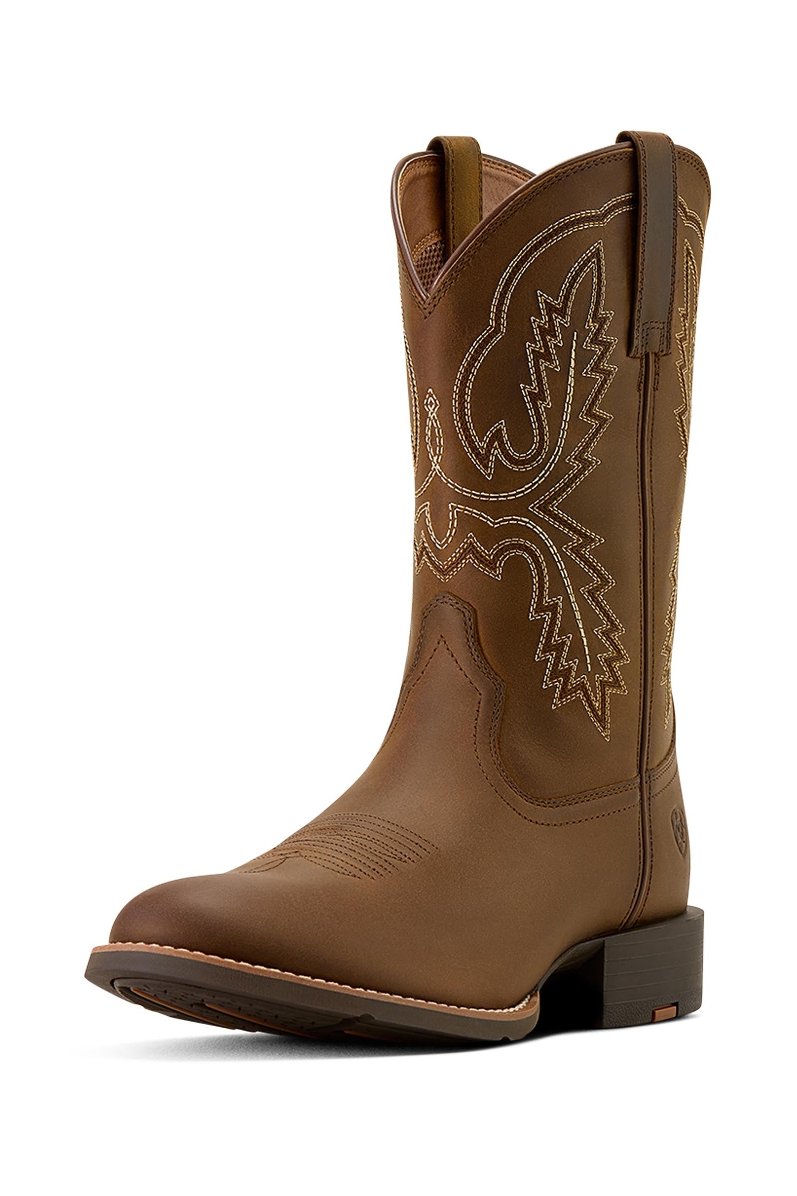 Ariat Férfi Sport Stratten cowboy csizma széles orral Lábbelik