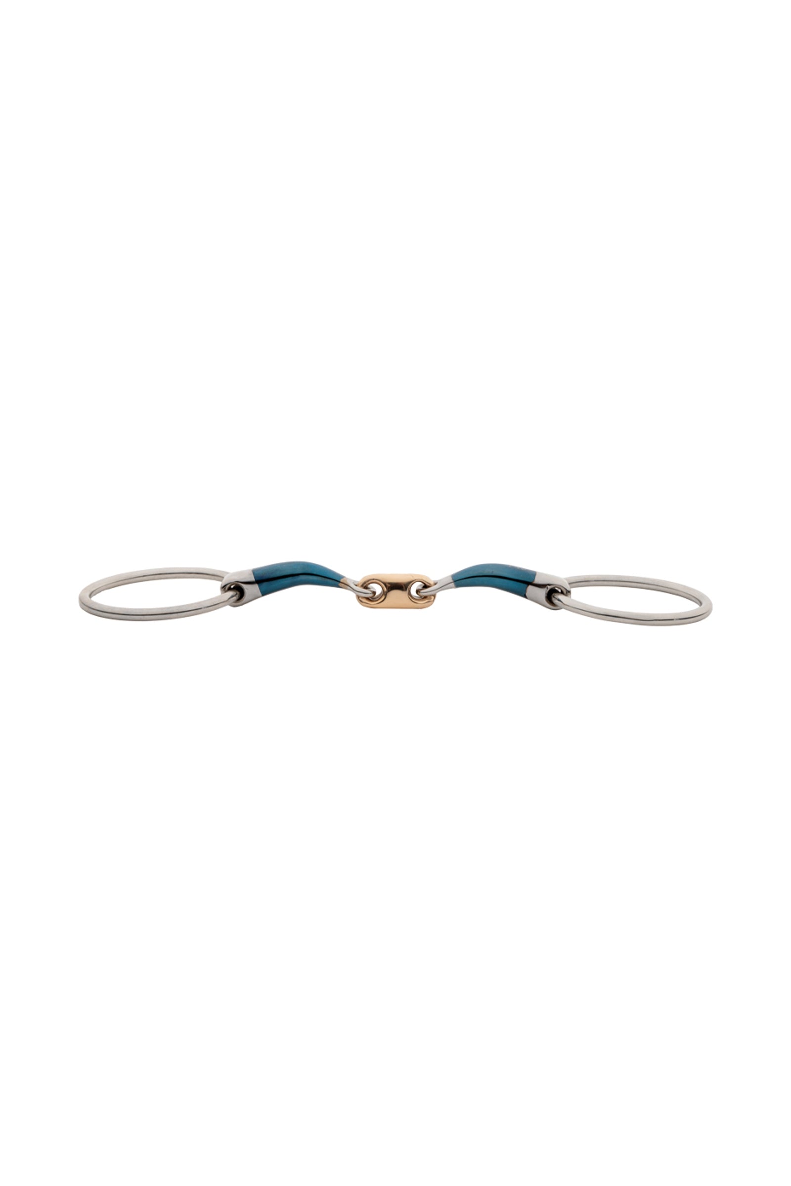 Kavalkade Ergonomic Bradoon Bit Double Jointed, 12 mm Horse Bits