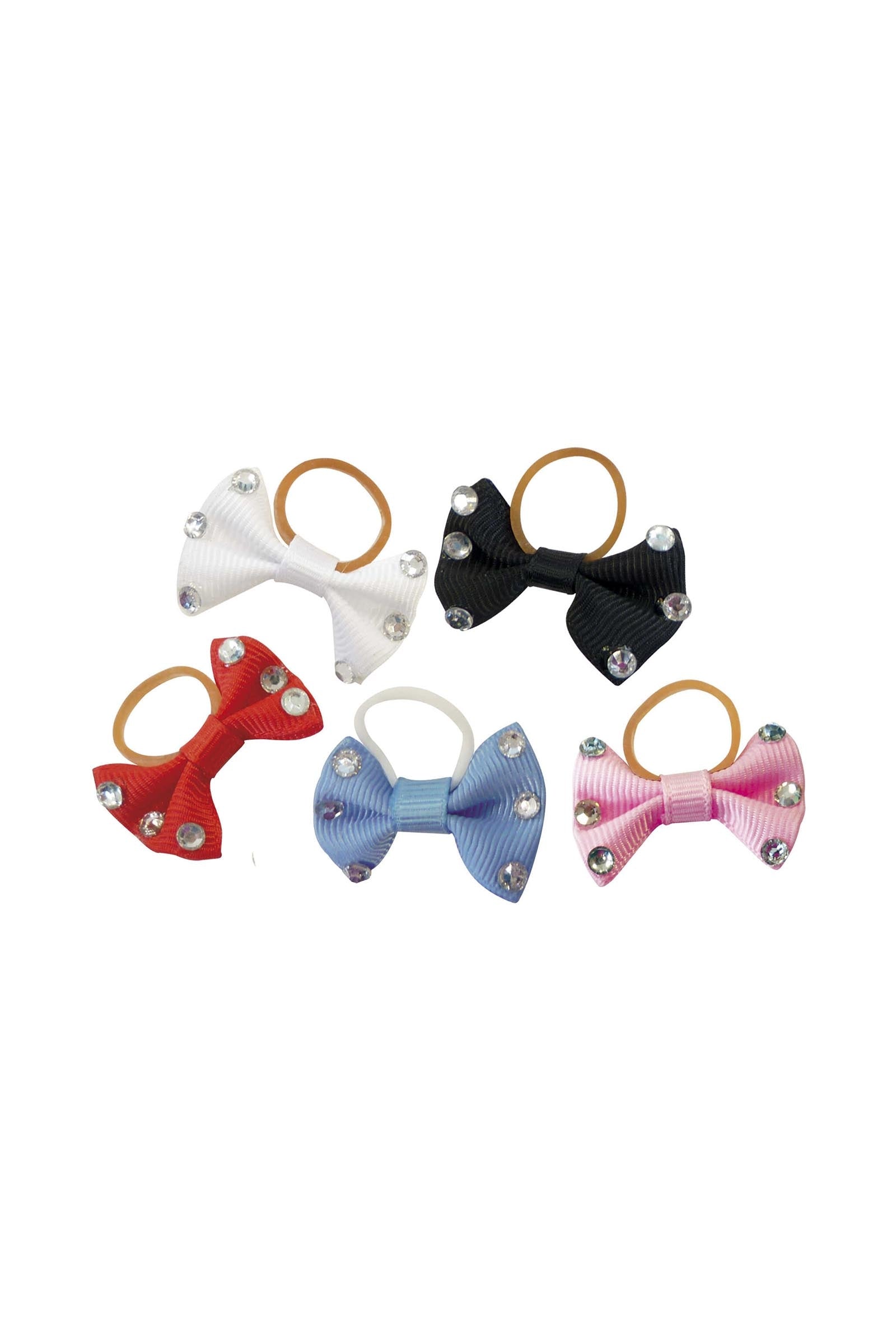 Equi Theme EQUITHÈME Braiding Bows With Clear Strass Horse Grooming Tools
