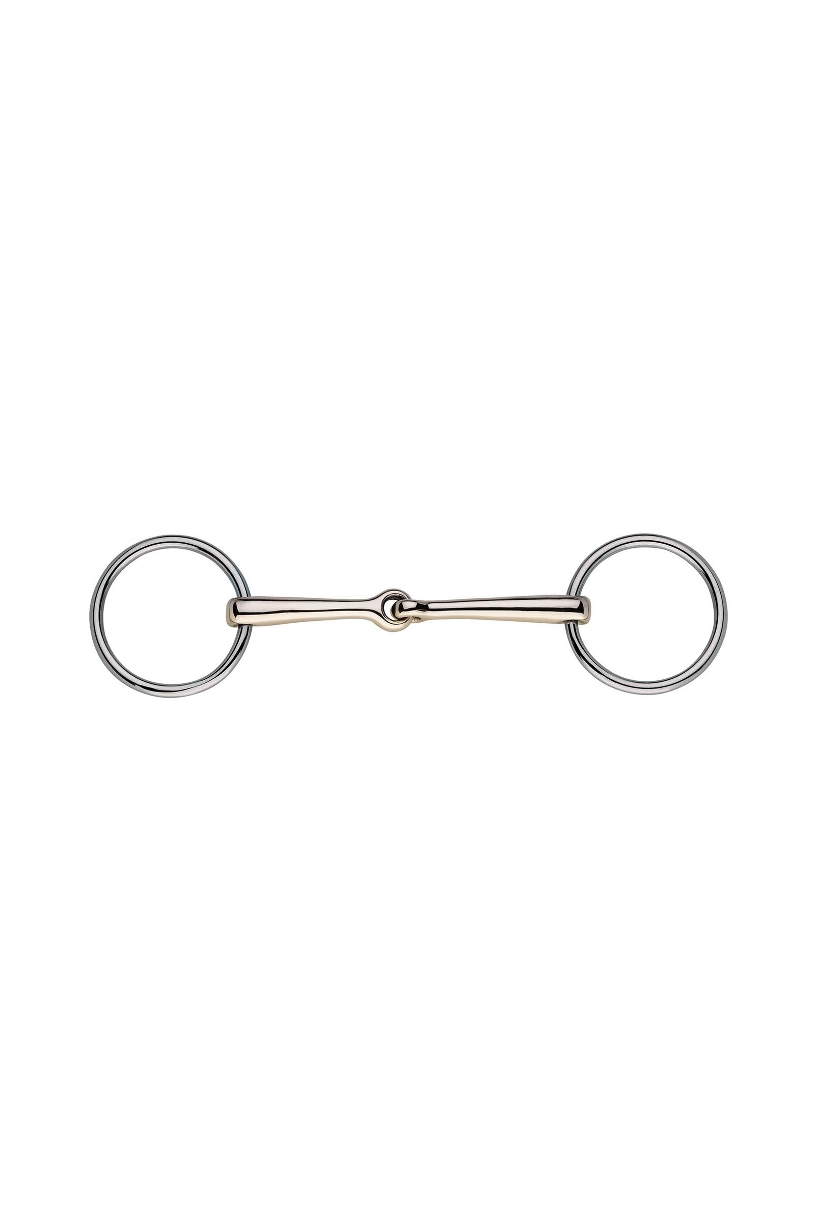 Sprenger bradoon karikás zabla, egyszer tört, 14 mm, Sensogan Zablák