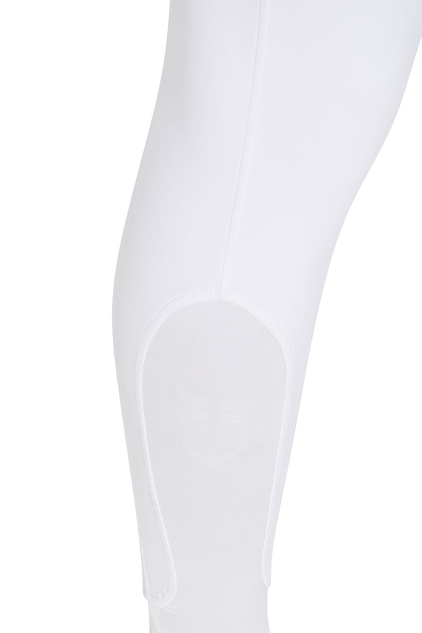 Equestro Men's Slim Fit Knee Grip Breeches With Logo Mens Riding Clothing