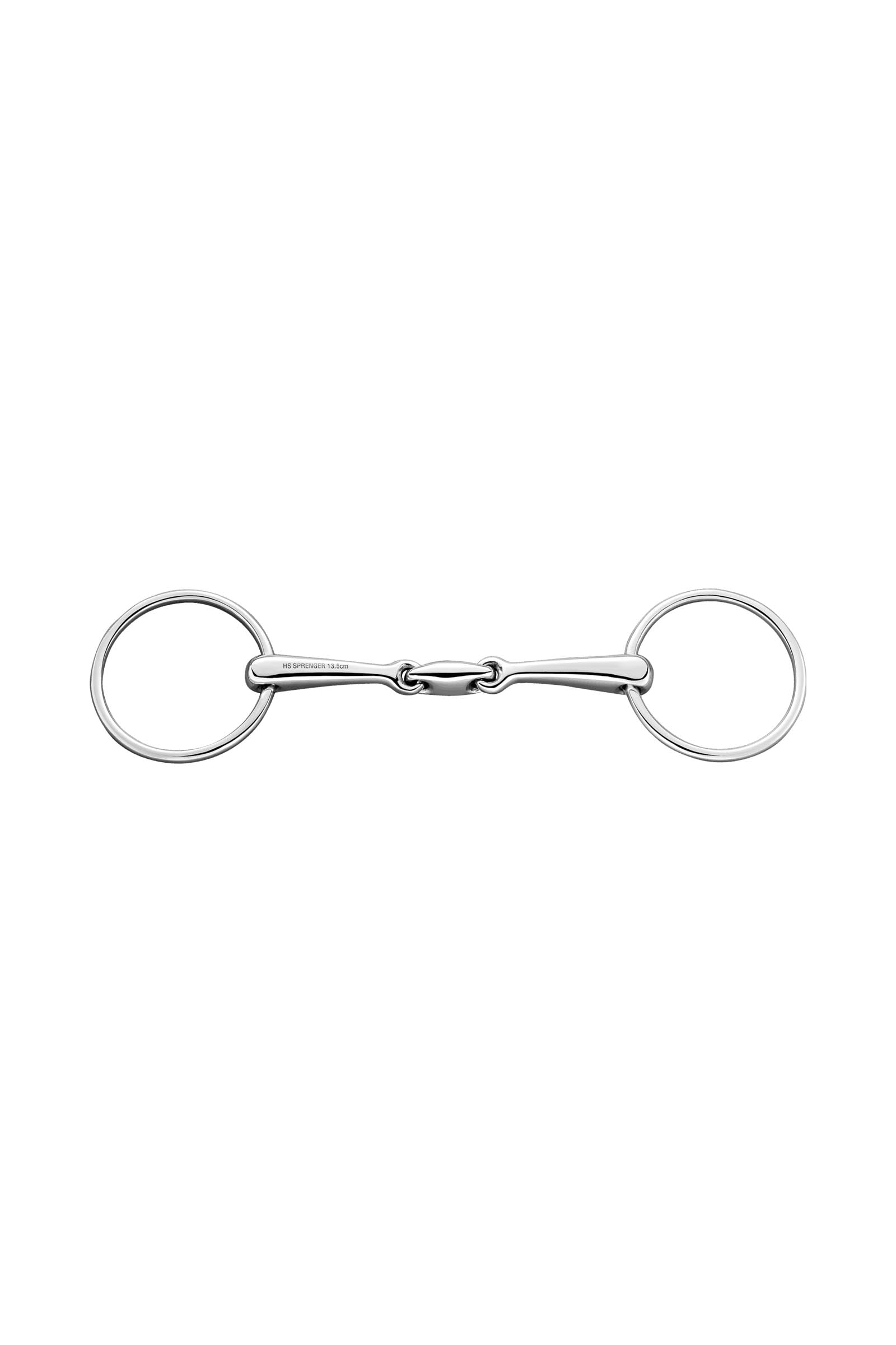 Sprenger Max Control Bradoon Bit, Locking Mech., Double Jt. 12mm, Stainless St. Horse Bits