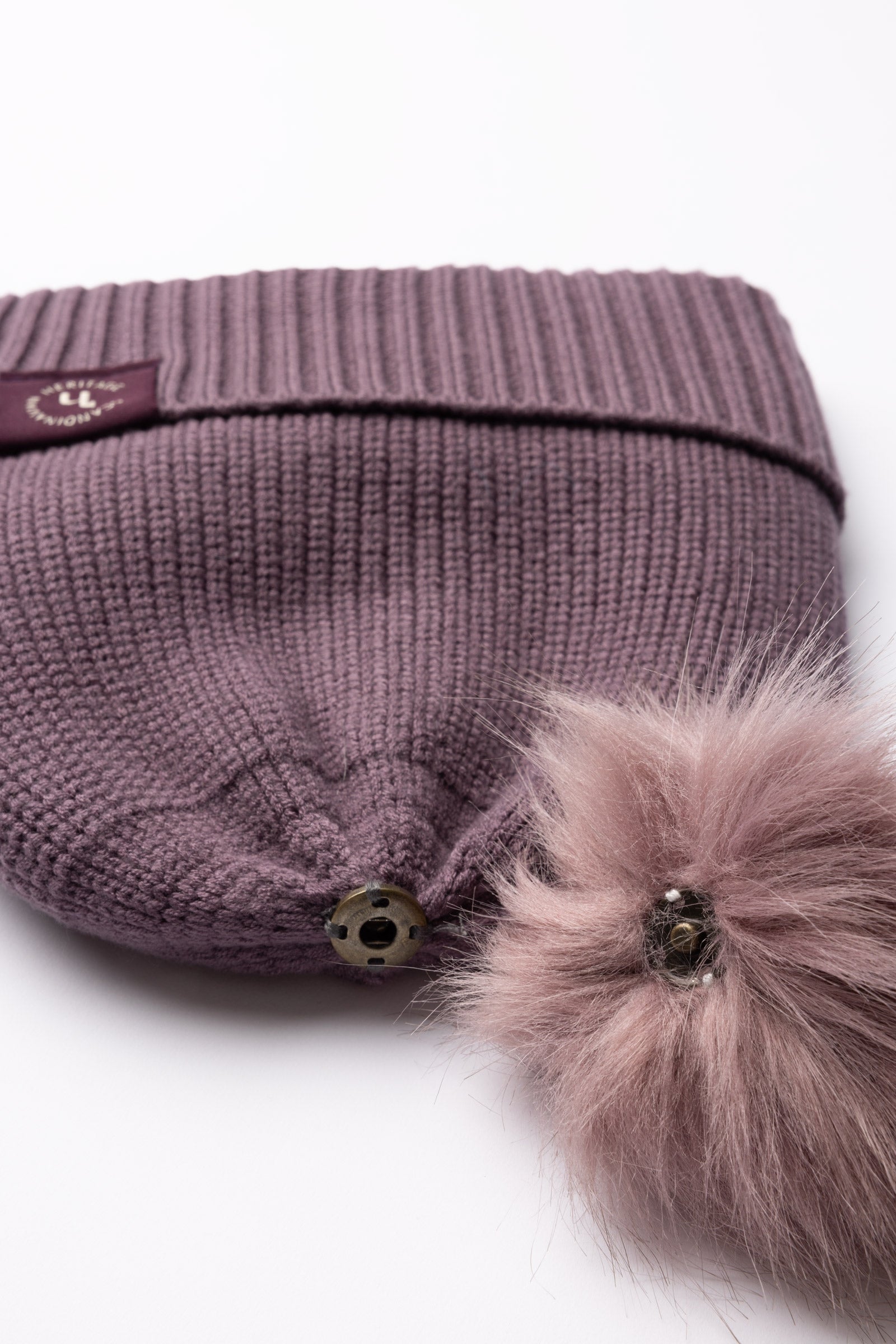 Horze Noa Kids Knitted Hat With Removable Pompom Kids Apparel