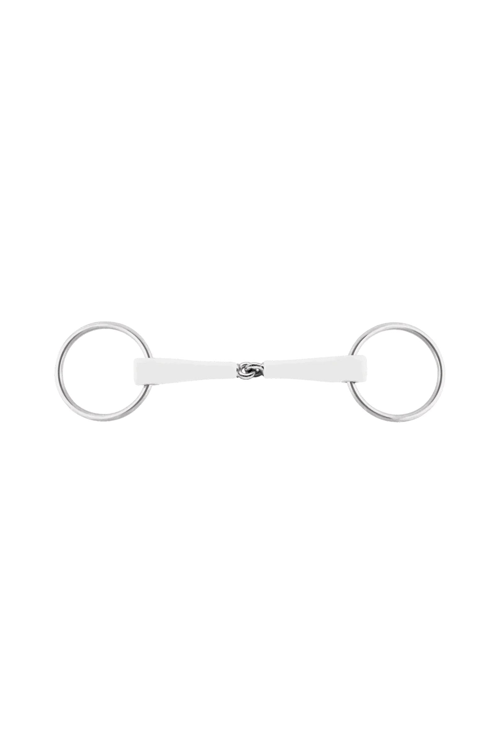 Sprenger Nathe csikózabla, egyszer tört, 20 mm, 70 mm karikák, termoplaszt Zablák