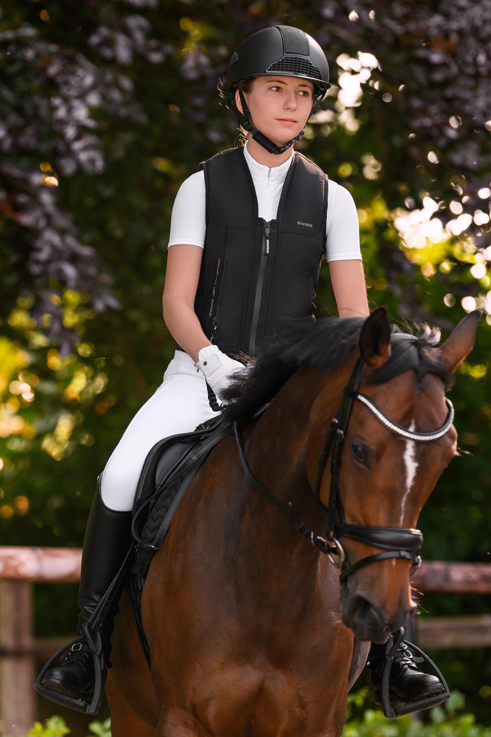 SWING H24 Riding Helmet  SHINE Safety Equipment