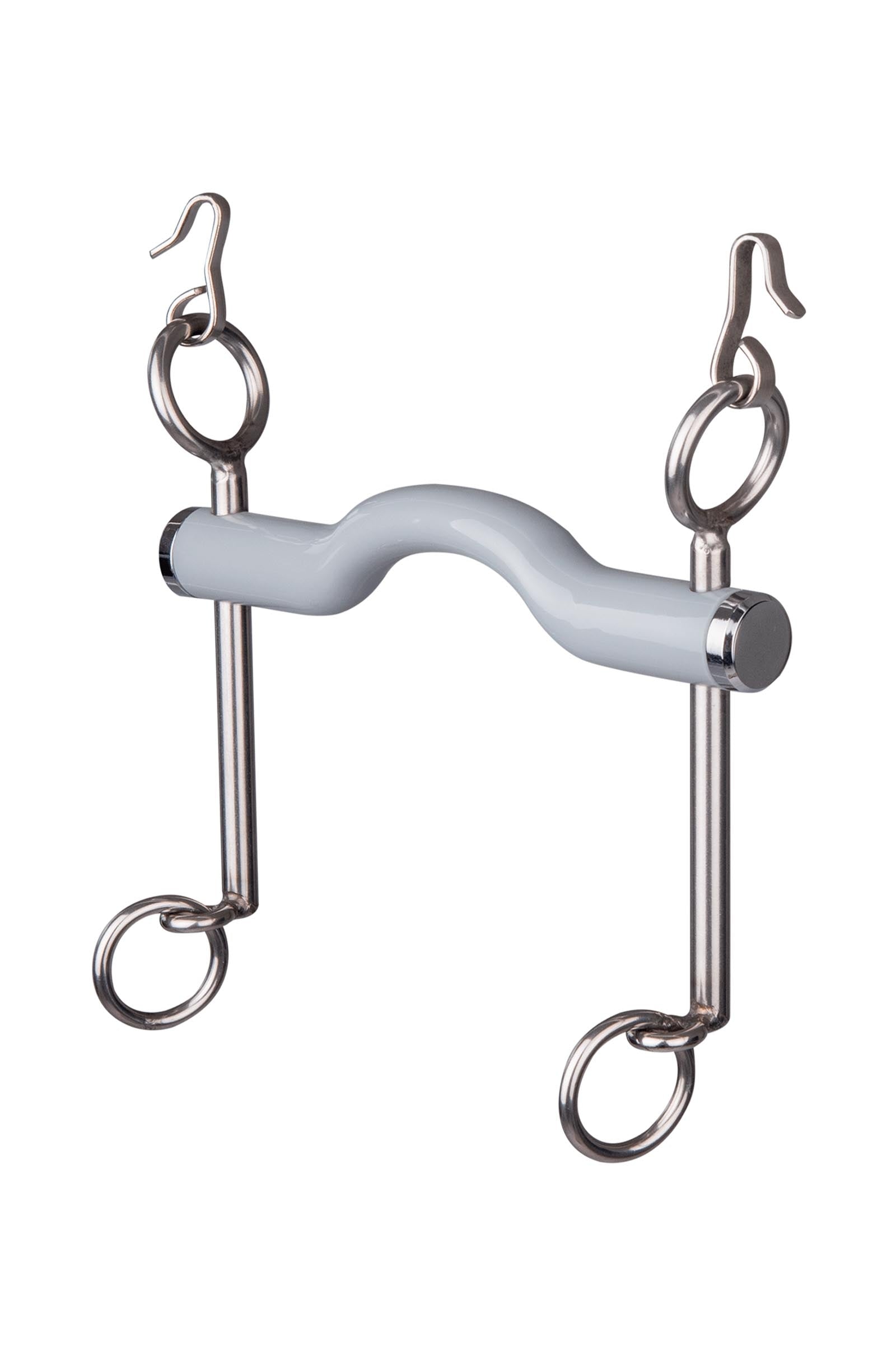 Beris Dressage Curb Bit, Tongue Port Snaffle, Long, Soft Horse Bits