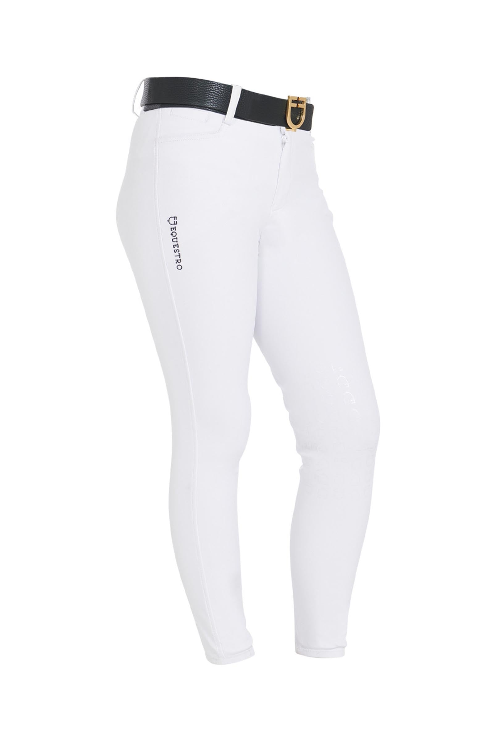 Equestro Kids' Unisex Slim Knee Fit Breeches Kids Apparel