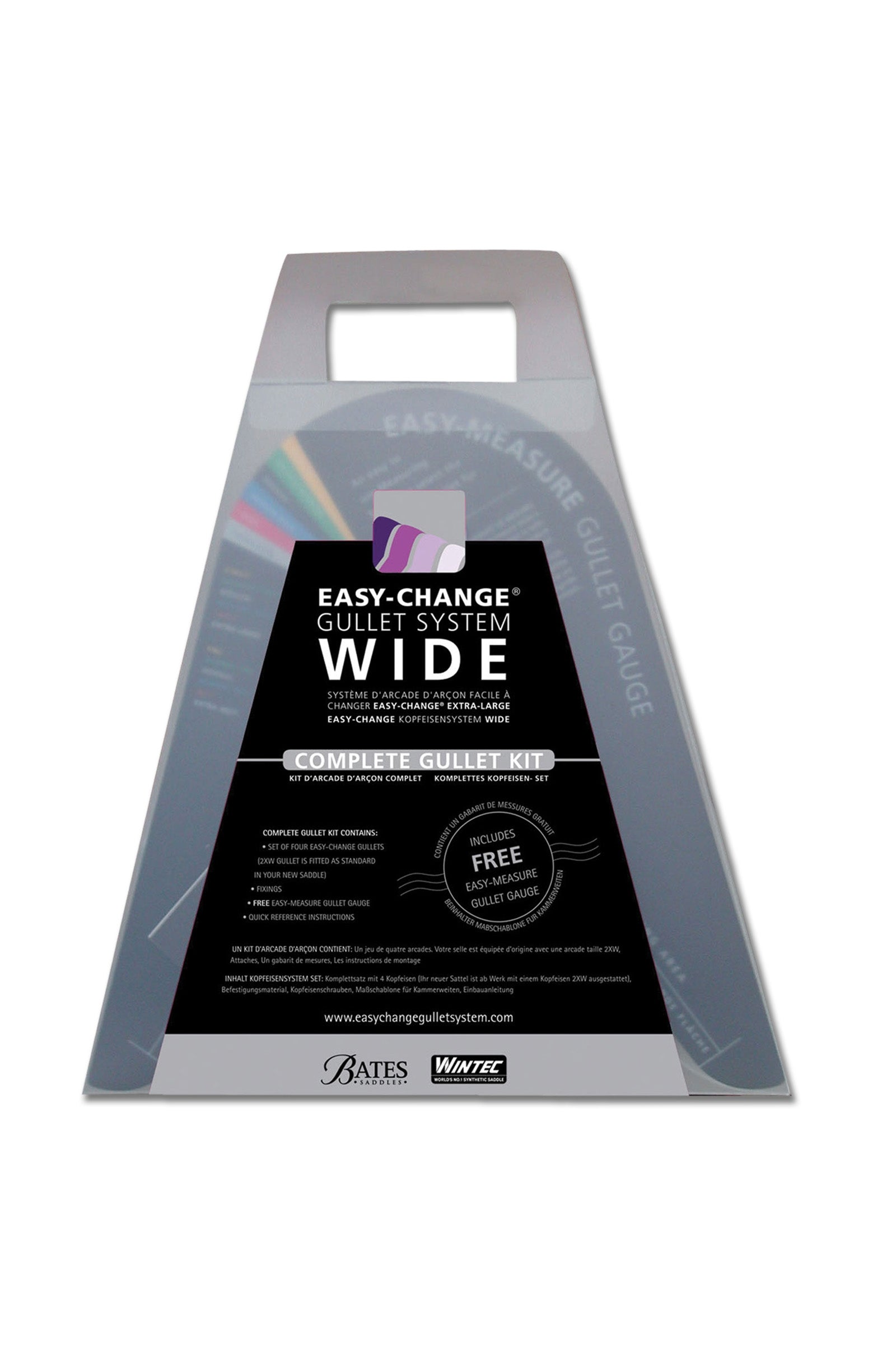 Wintec Easy-Change Gullet Plate Készlet, Széles Nyergek & Hevederek